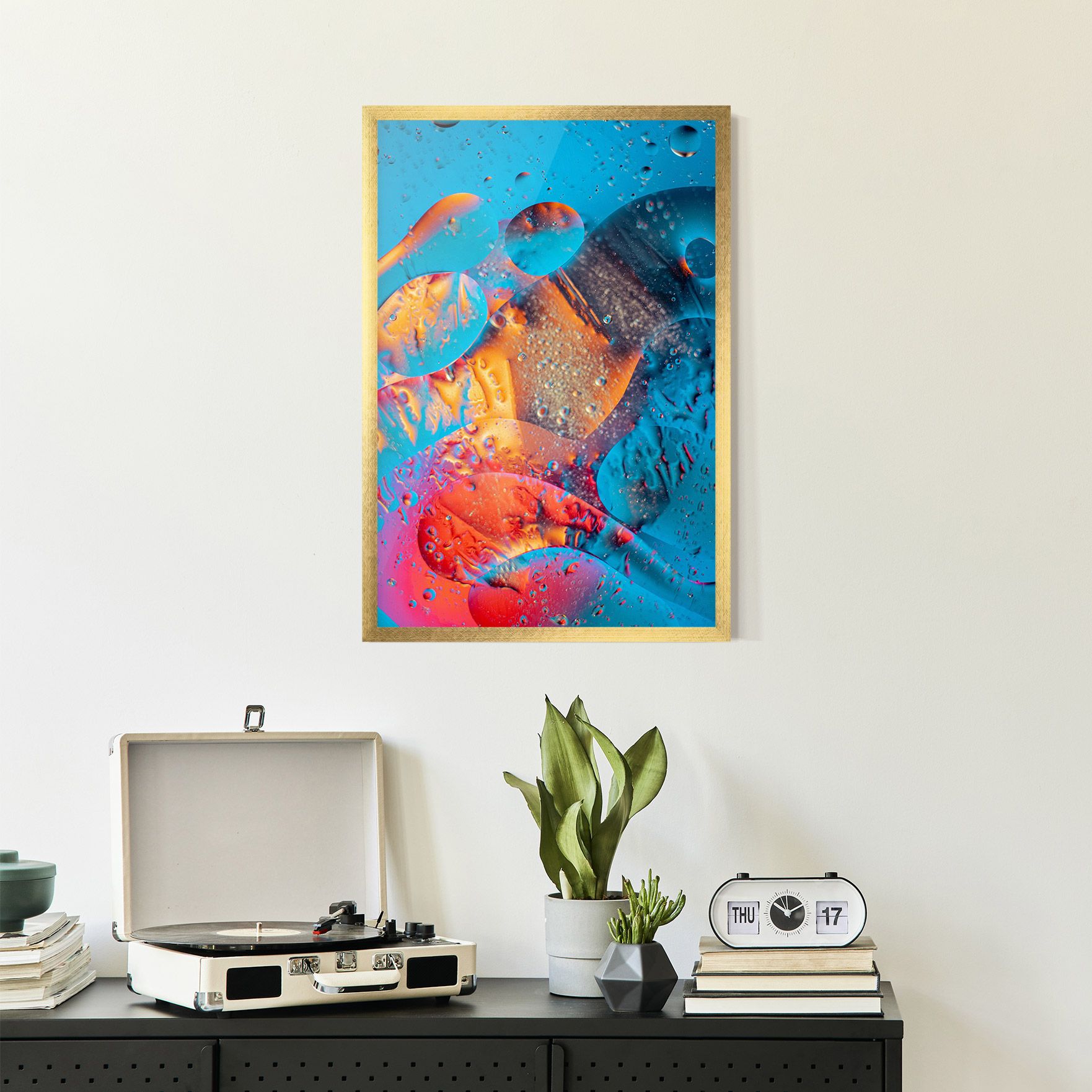 Blue Orange Drops mockup 2