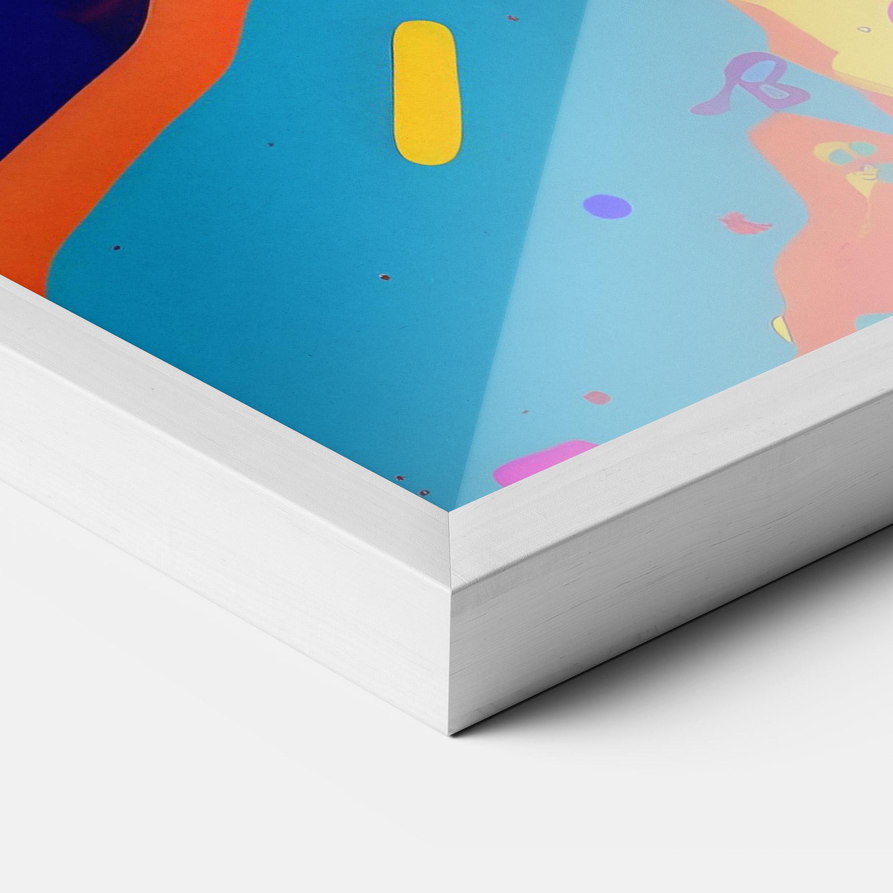 Gerahmte Poster Abstract Color Work mockup 3