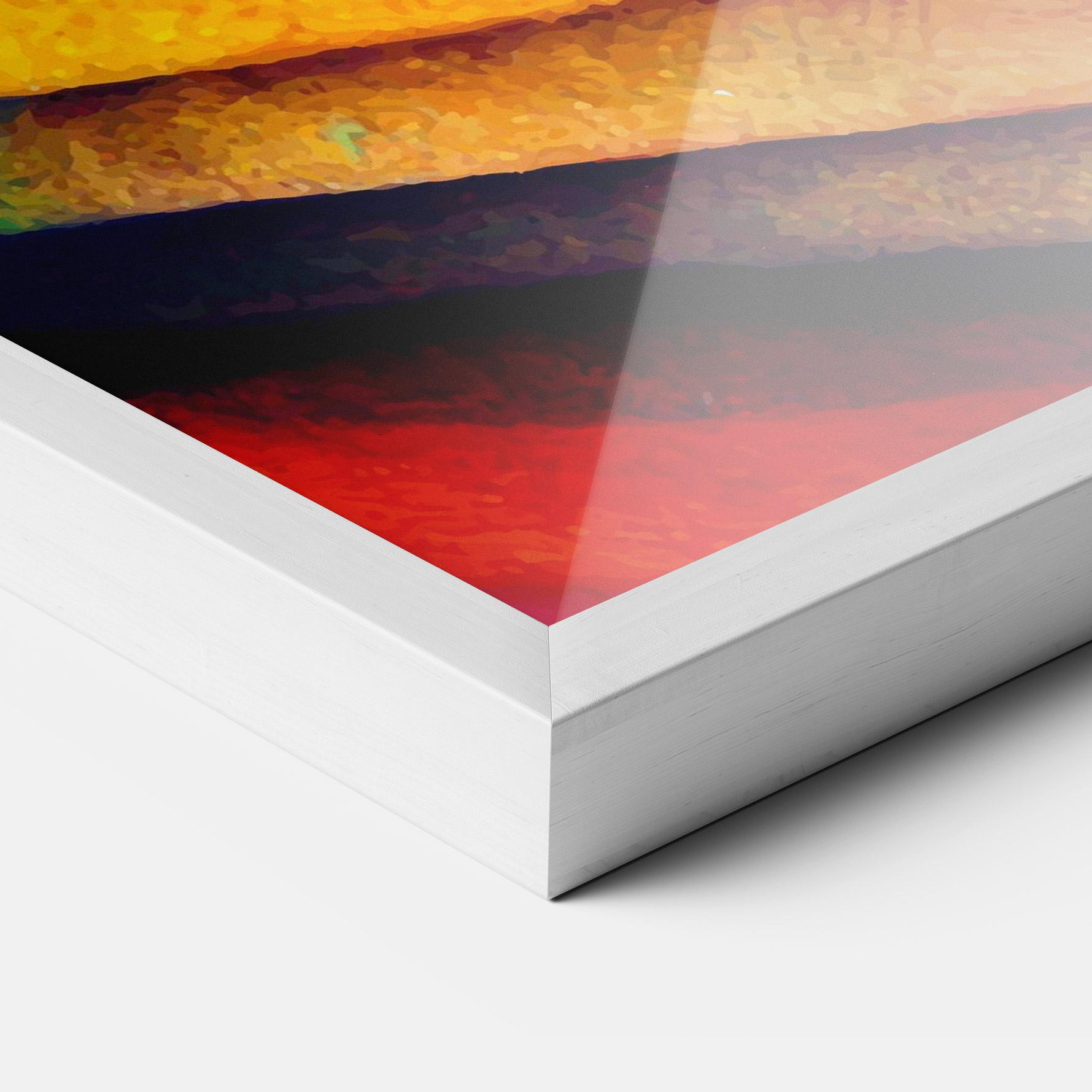 Gerahmte Poster Autumn Abstract Color mockup 3