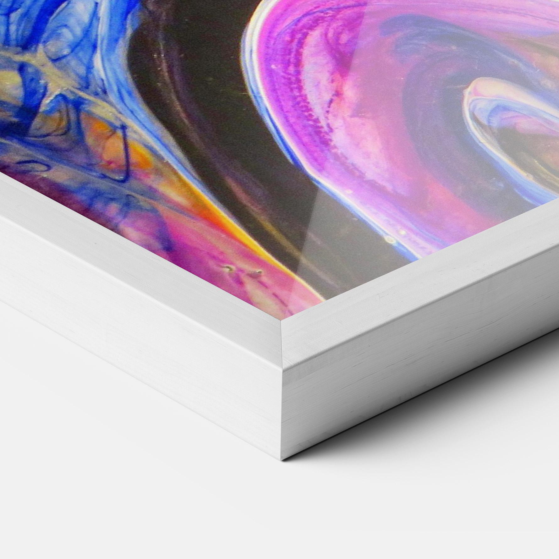 Gerahmte Poster Colourful Abstract Shades mockup 3