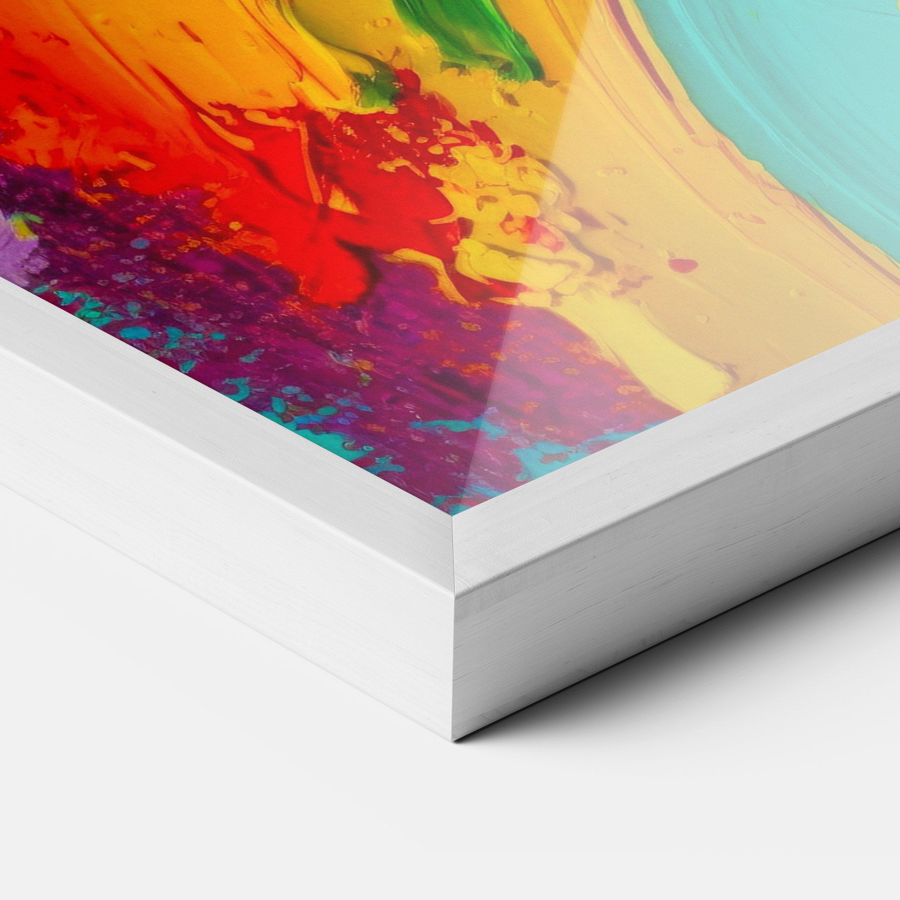 Multicolored Painting mockup 3