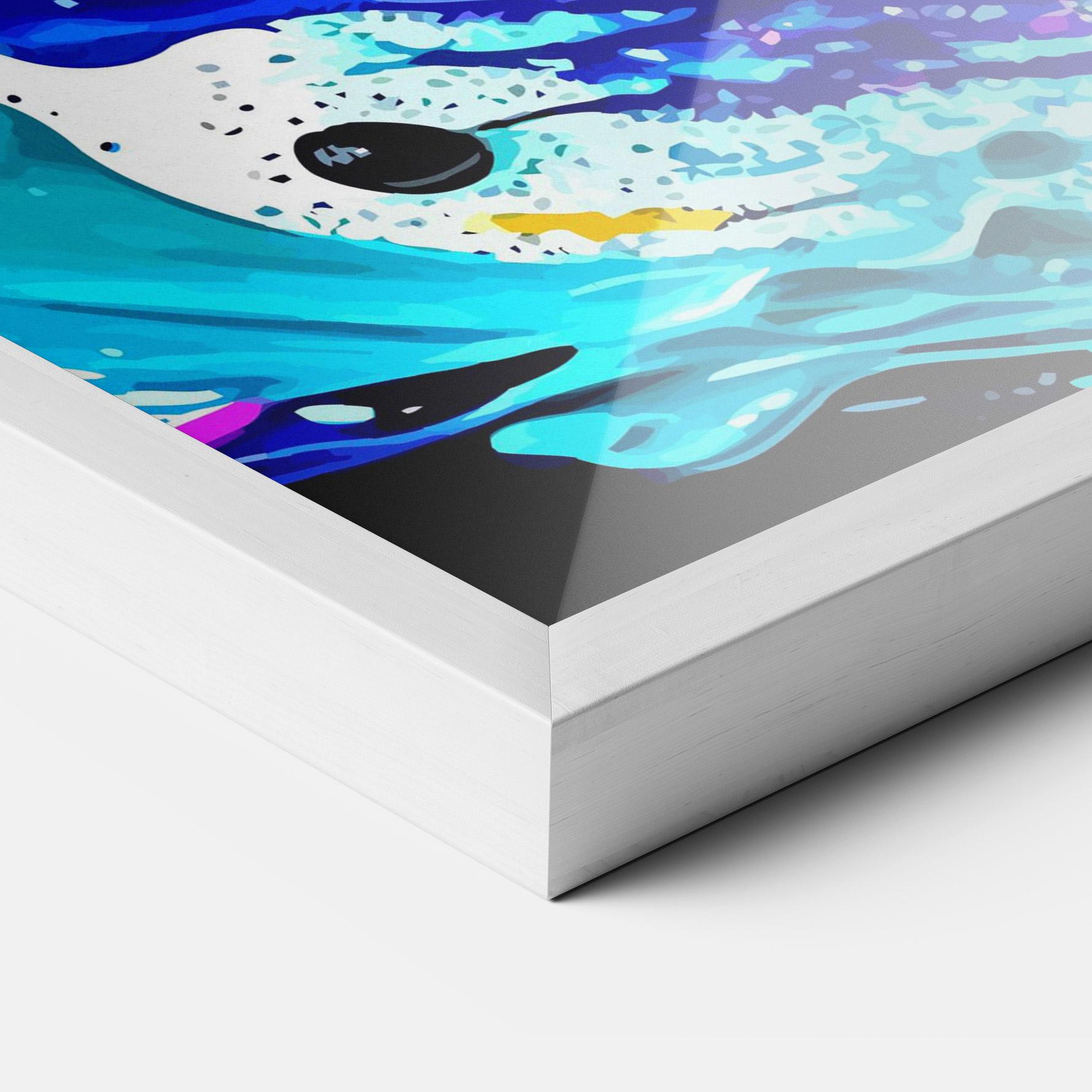 Gerahmte Poster Pretty Splash Color mockup 3