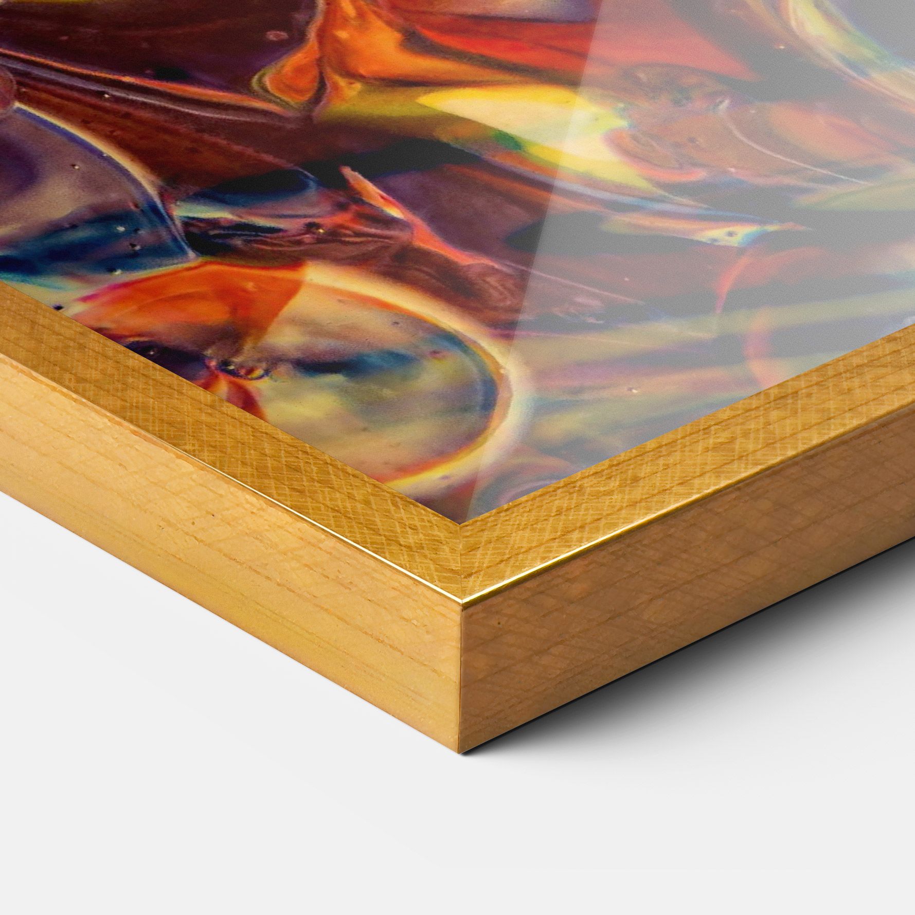 Abstract Glass mockup 3