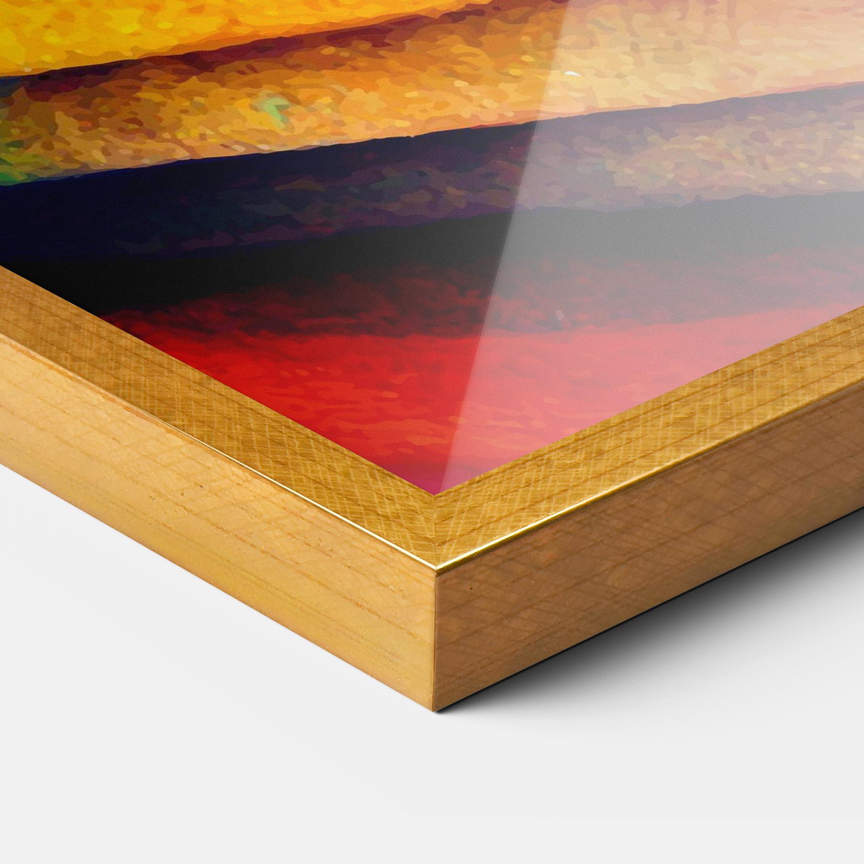 Gerahmte Poster Autumn Abstract Color mockup 3