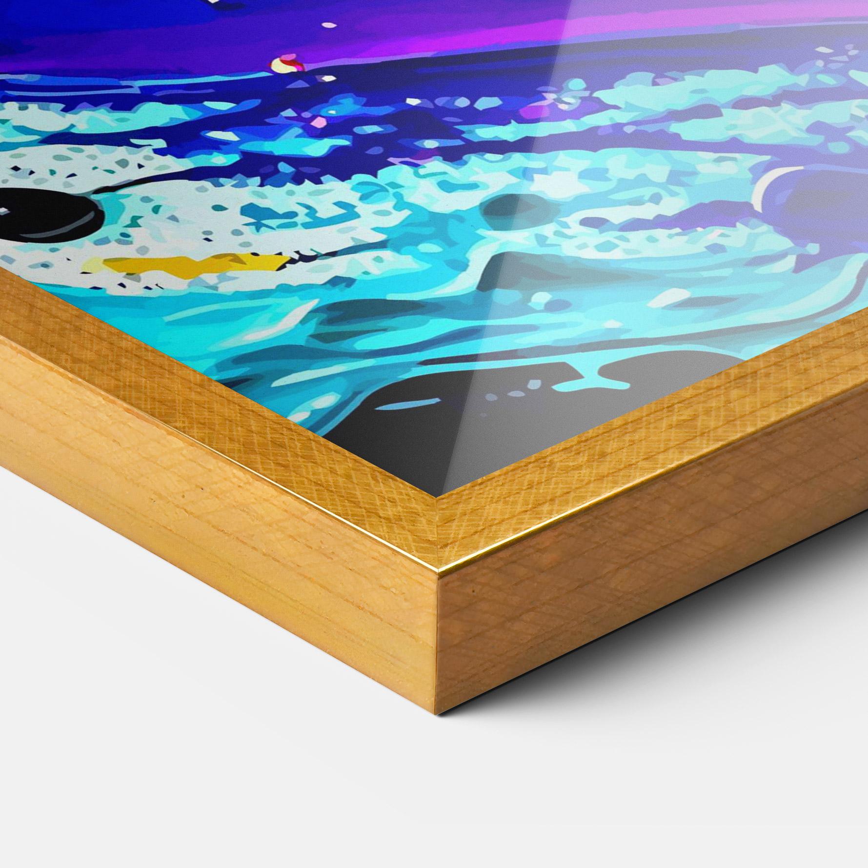 Gerahmte Poster Beautiful Splash mockup 3