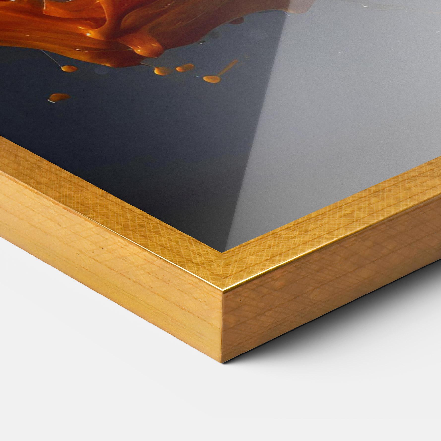 Gerahmte Poster Colorful Splash Floating mockup 3