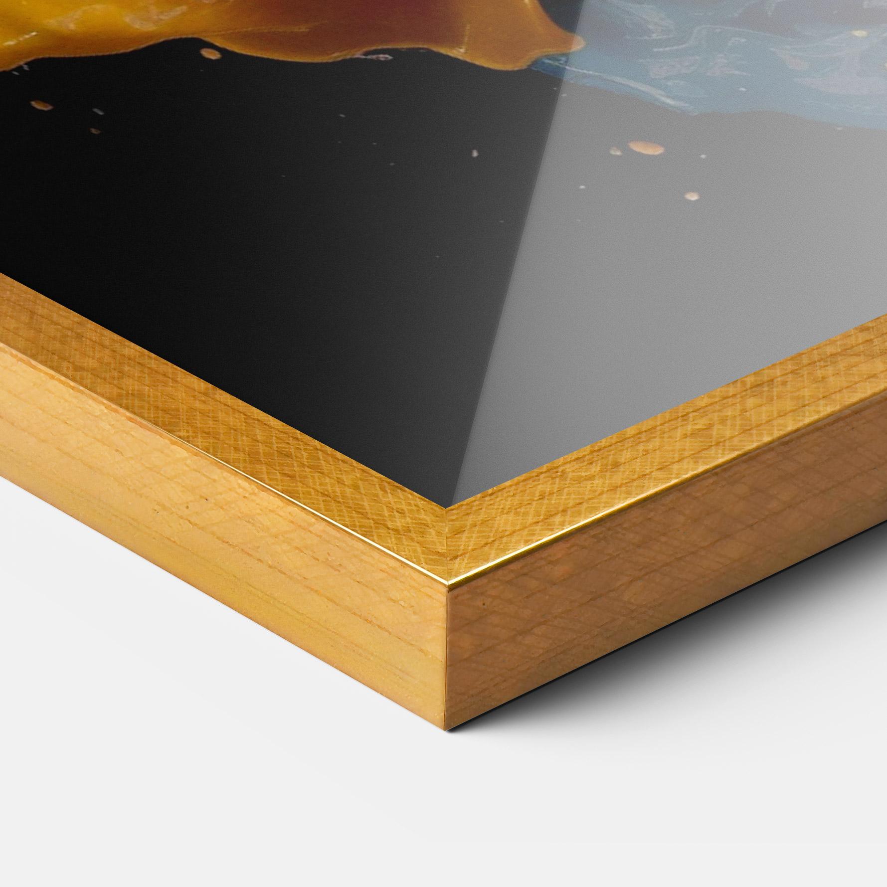 Gerahmte Poster Colors Splashing mockup 3