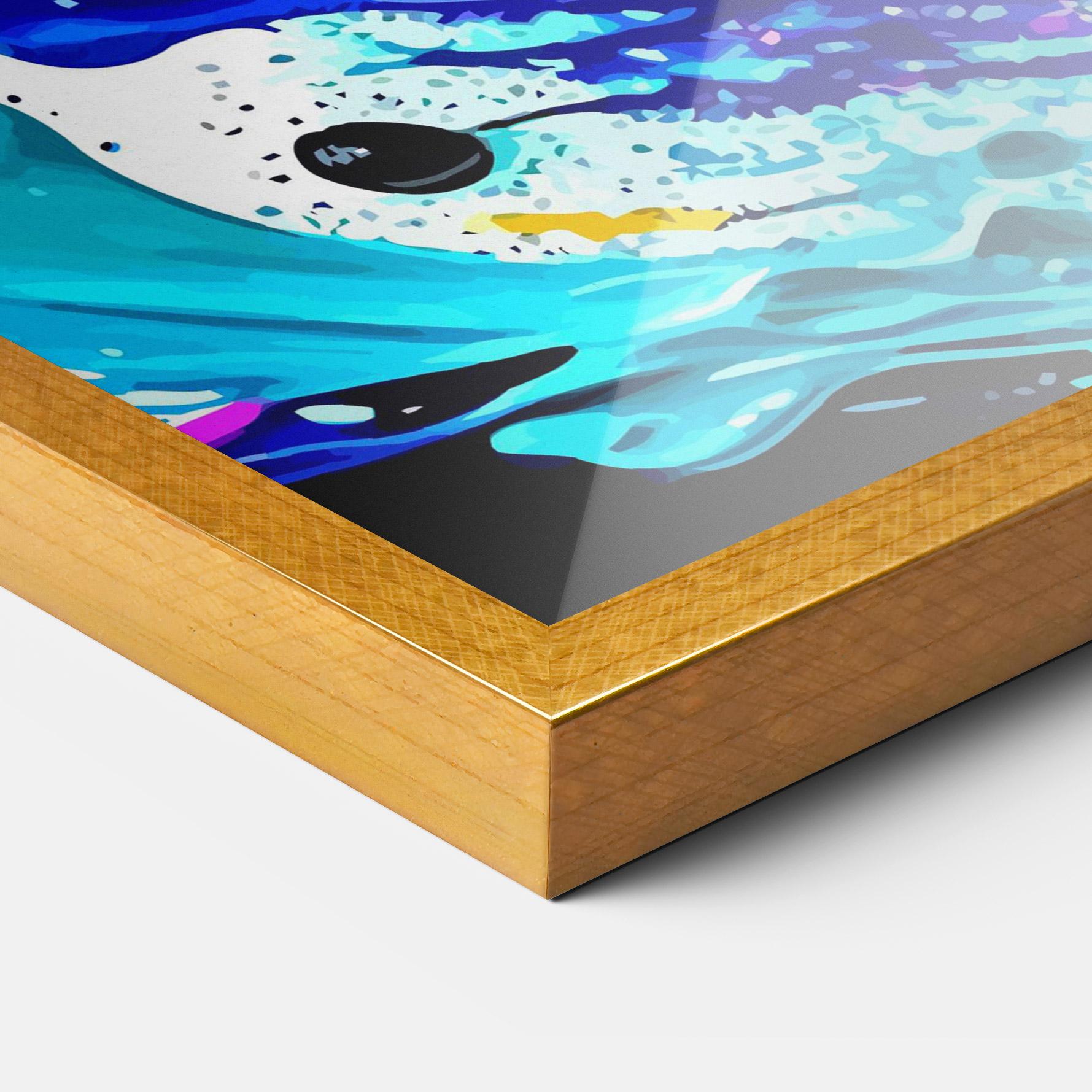 Gerahmte Poster Pretty Splash Color mockup 3