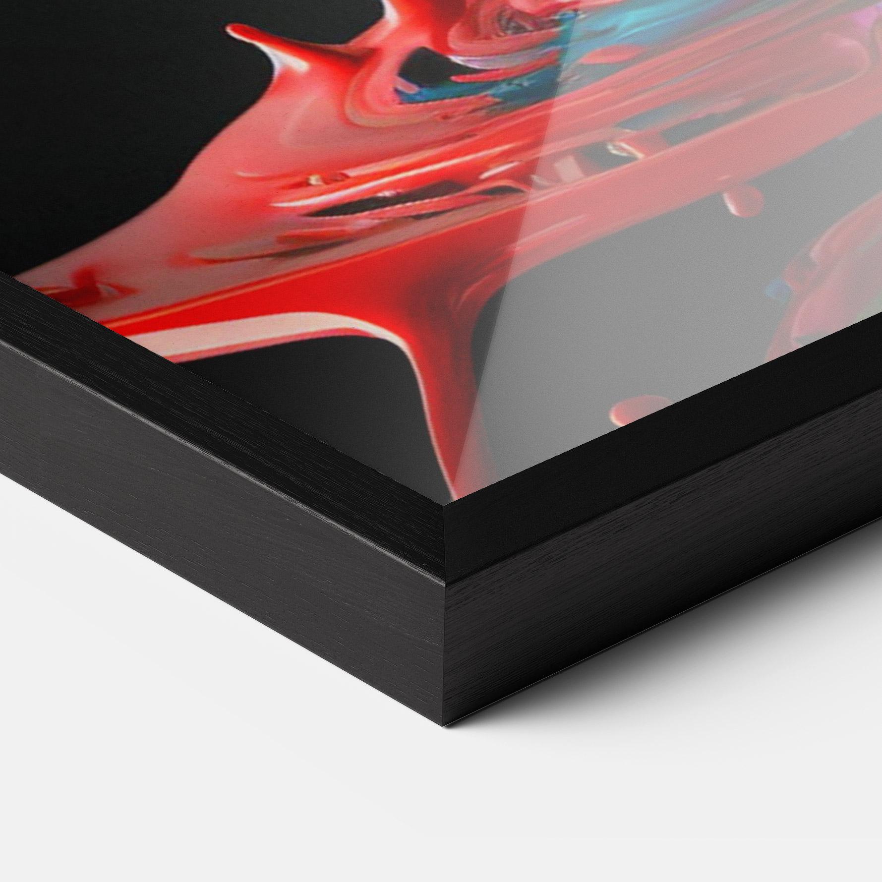 Gerahmte Poster Beautiful Colorful Splash mockup 3