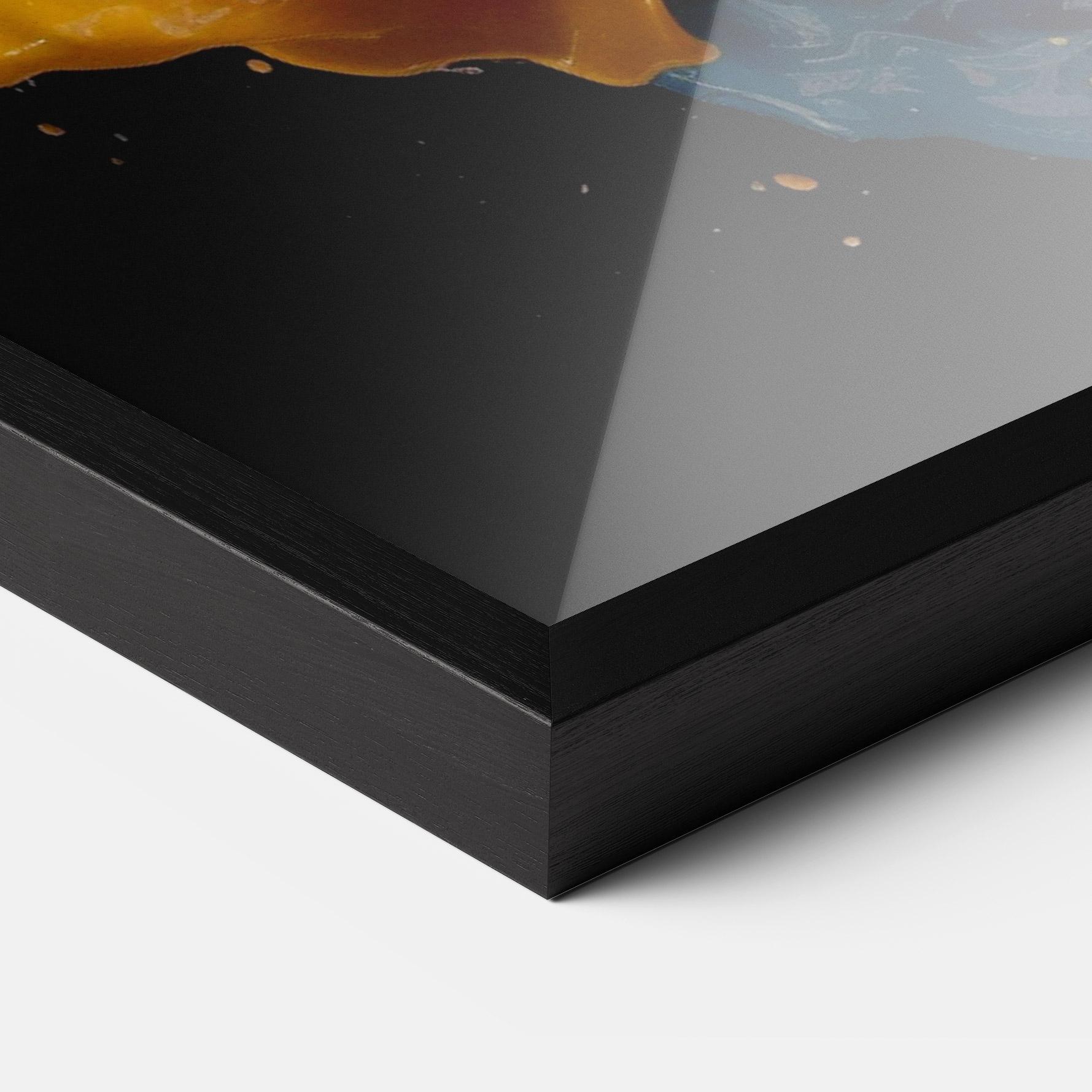 Gerahmte Poster Colors Splashing mockup 3