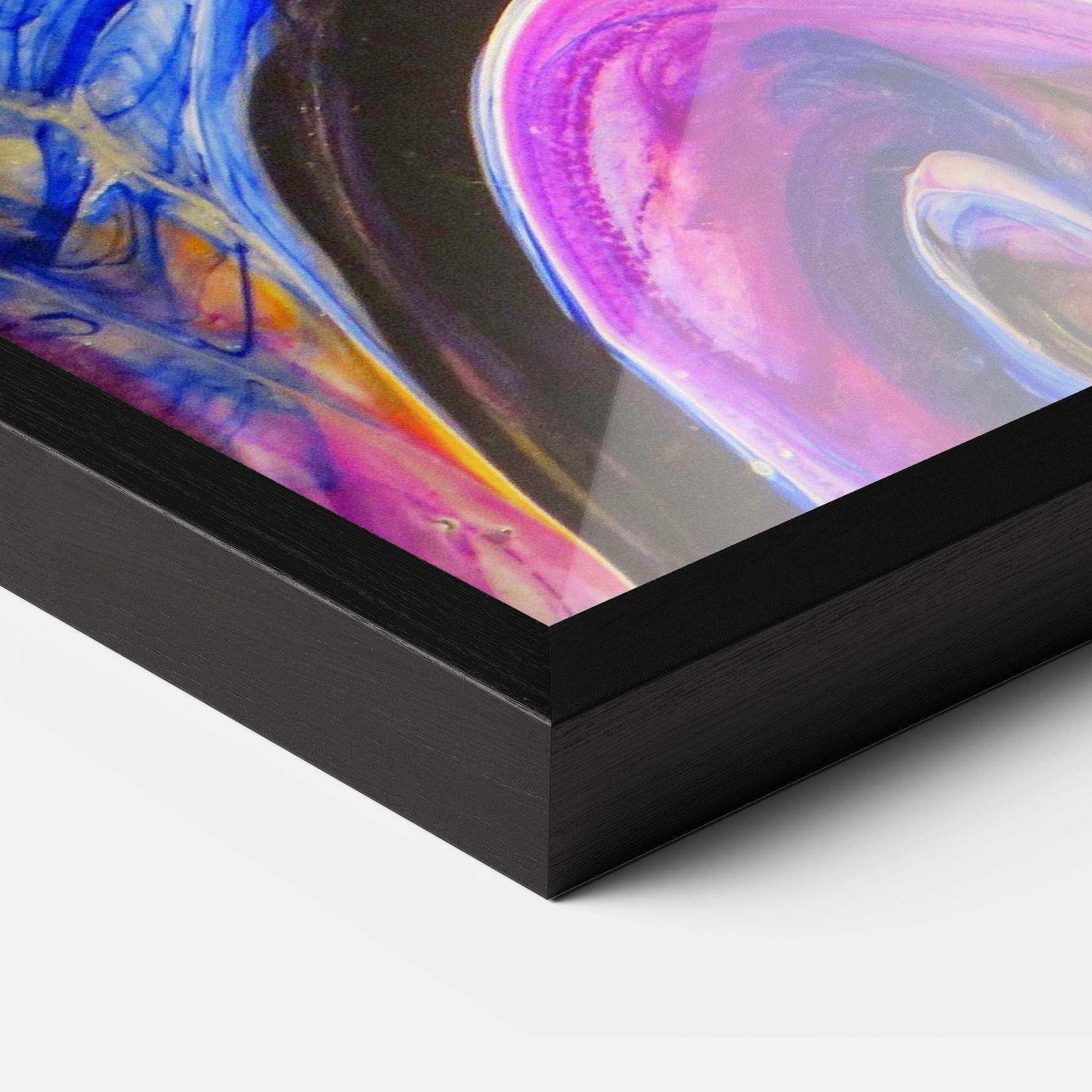 Gerahmte Poster Colourful Abstract Shades mockup 3