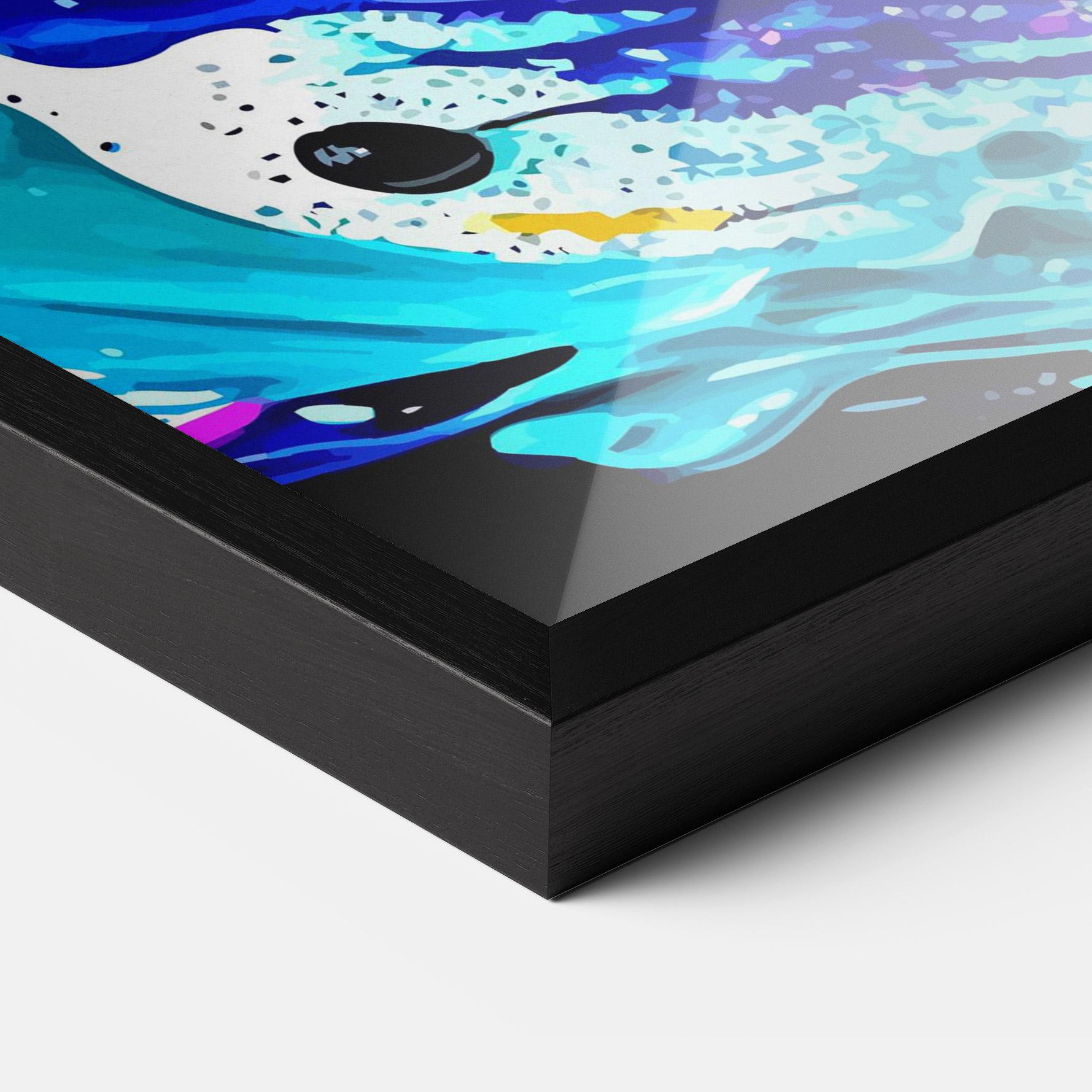 Gerahmte Poster Pretty Splash Color mockup 3