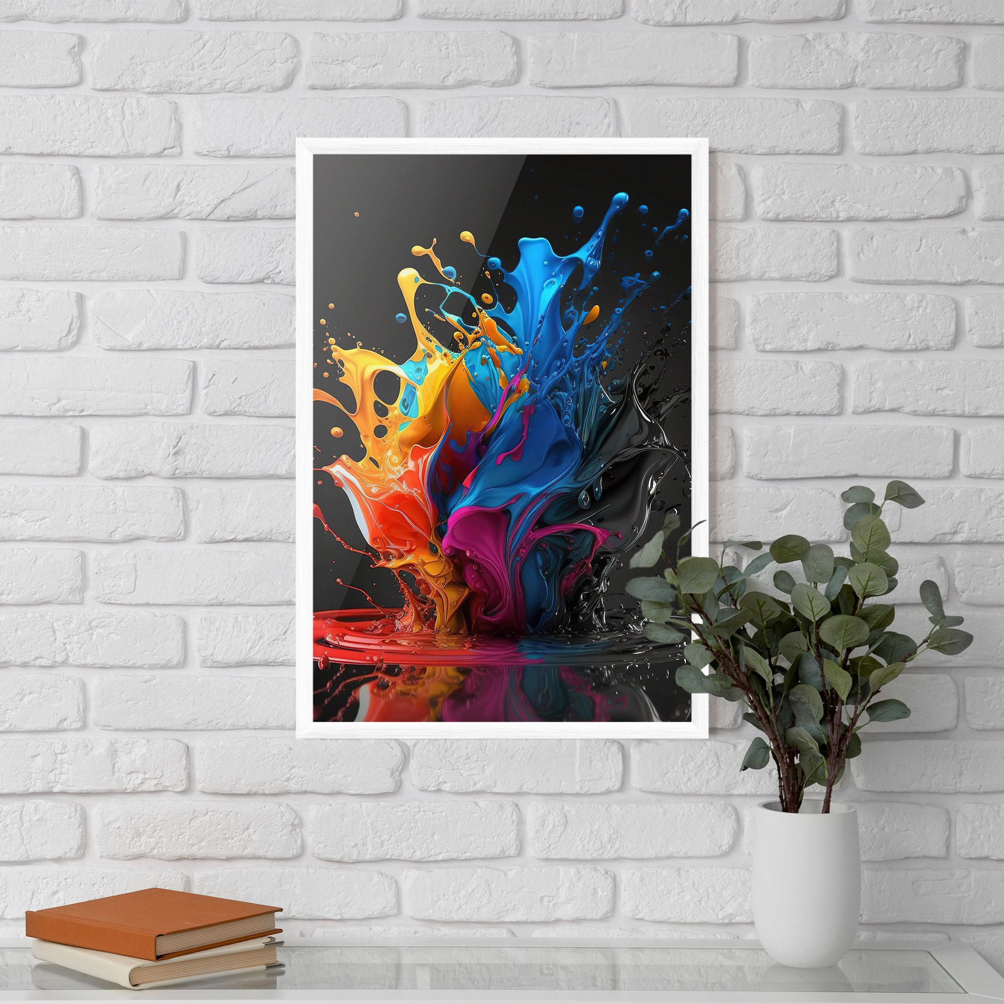 Black Blue Splash mockup 5