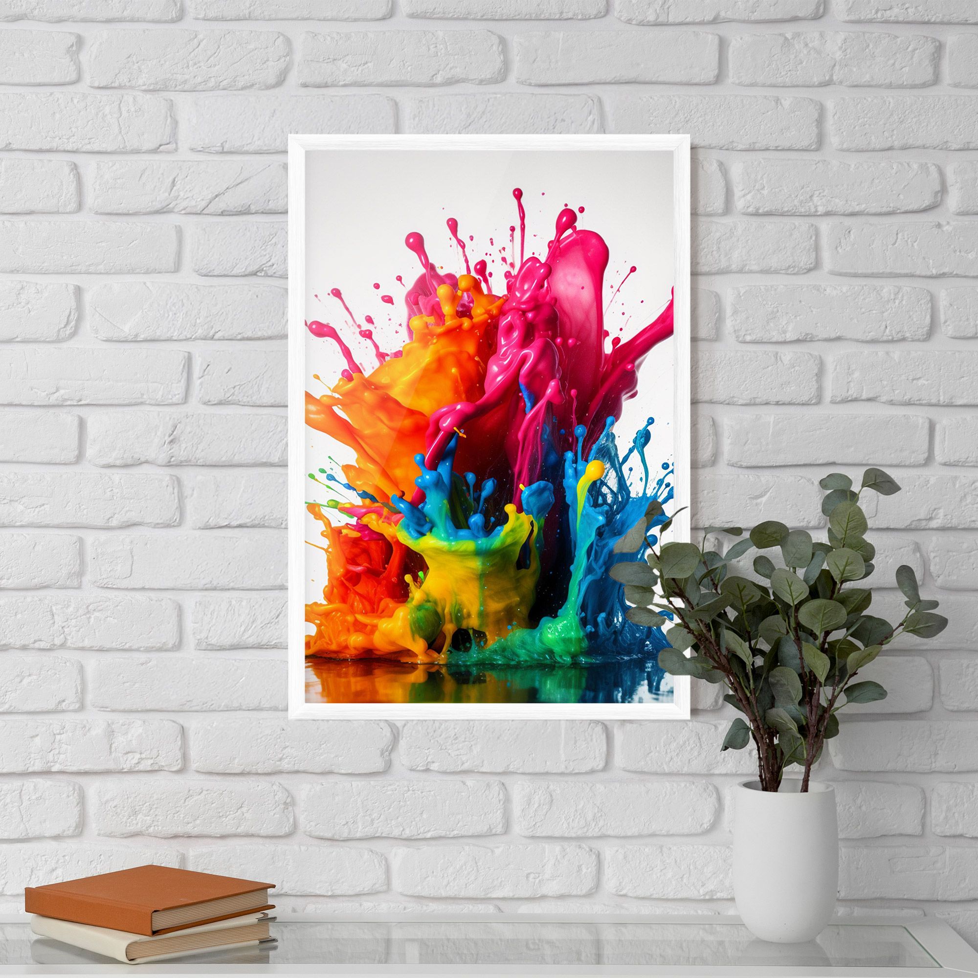 Colorful Explosion Paint mockup 5