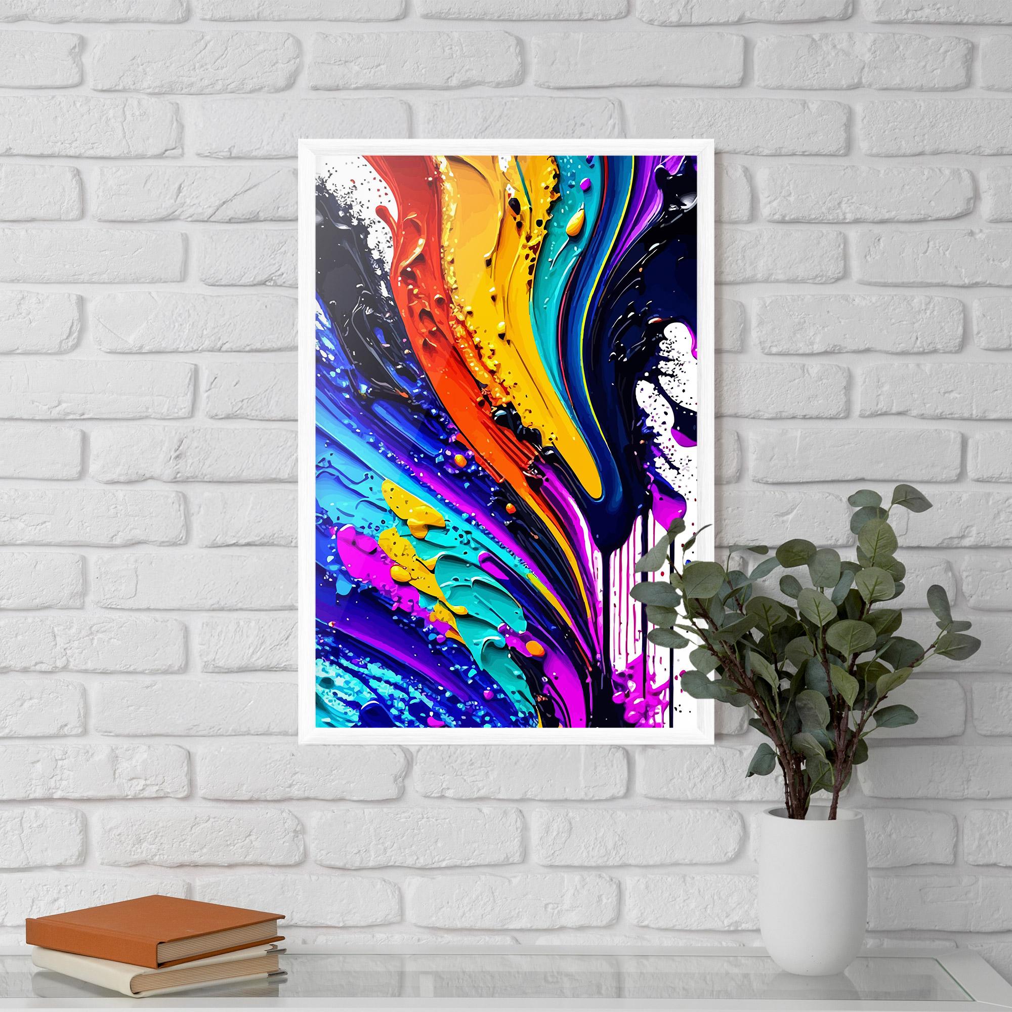 Gerahmte Poster Pretty Splash mockup 5