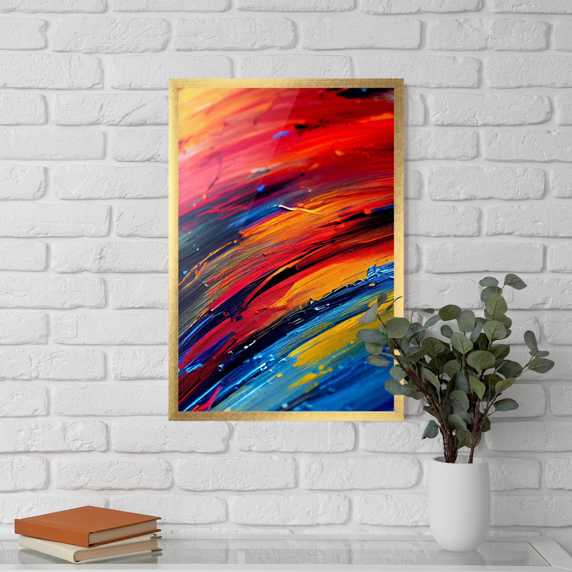 Gerahmte Poster Horizontal Color Shot mockup 5