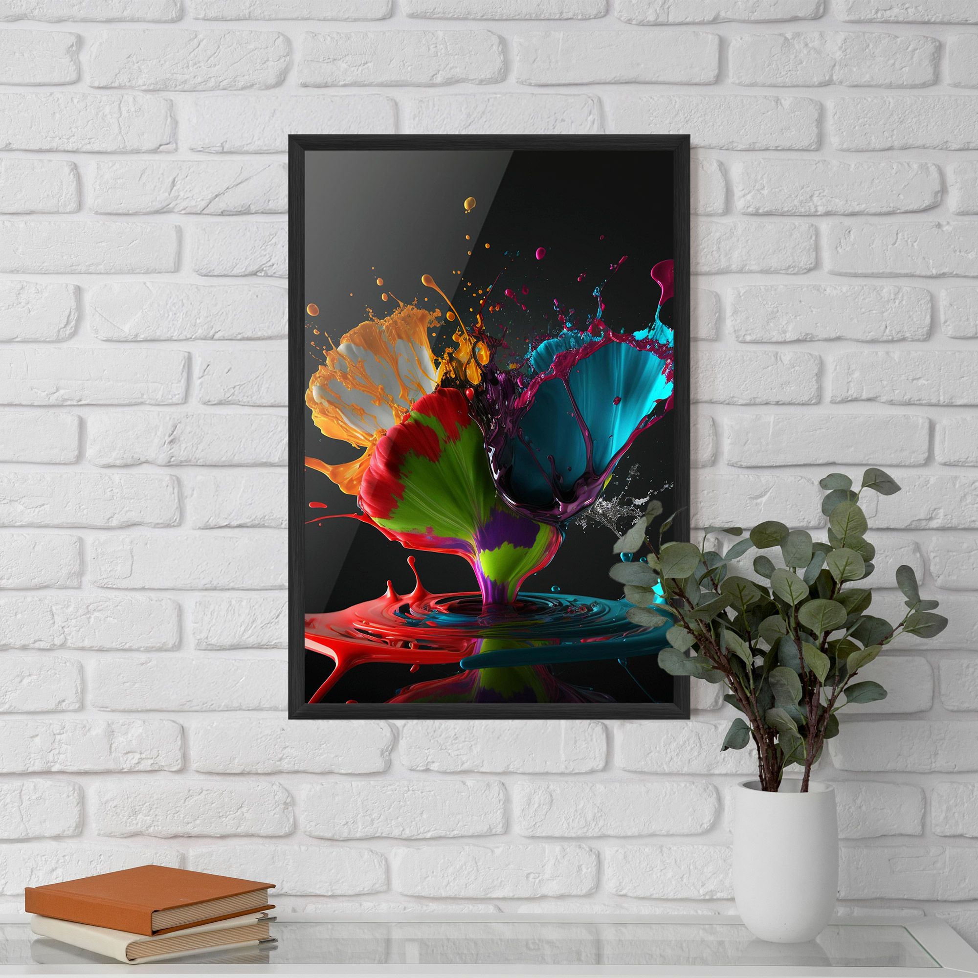 Beautiful Colorful Splash mockup 5