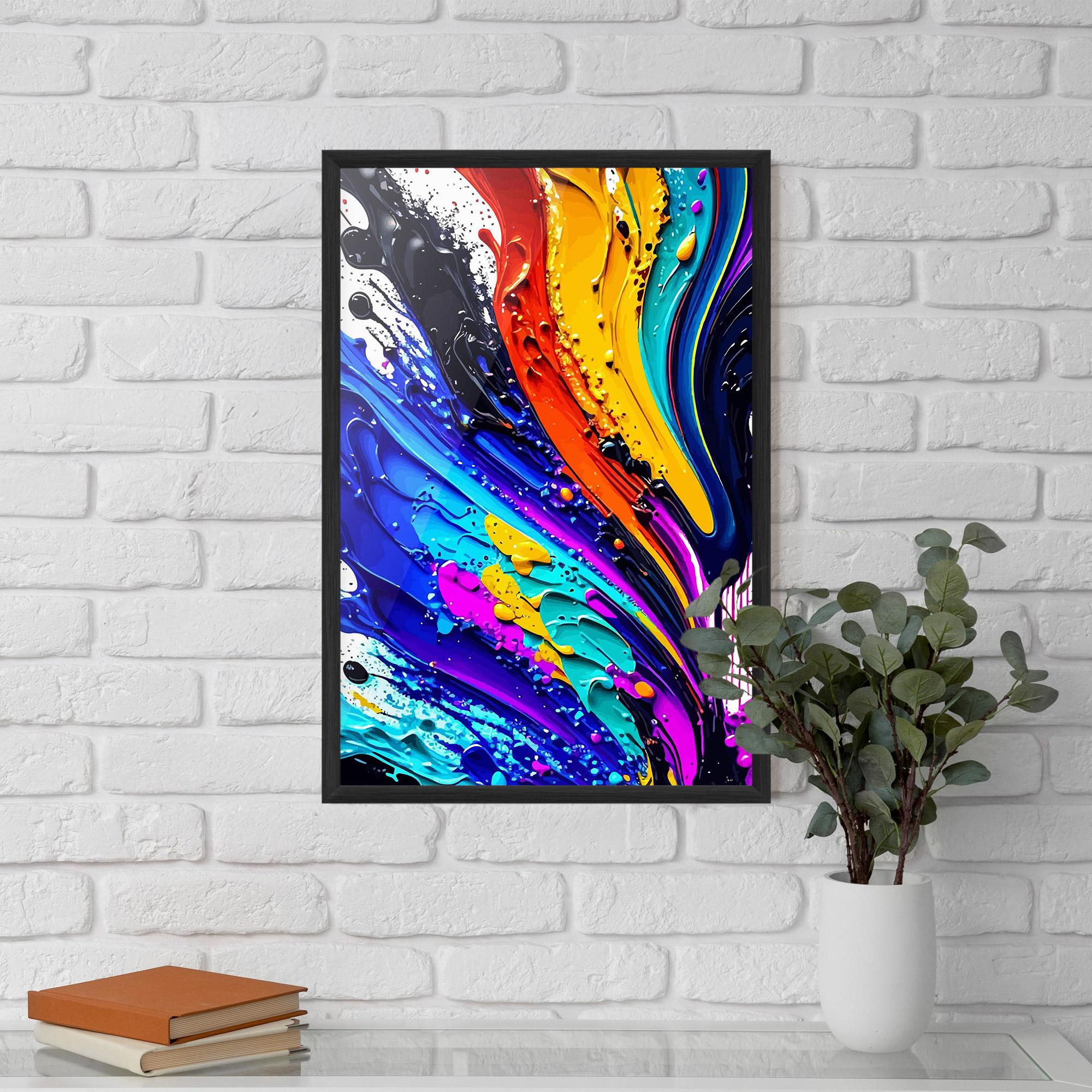 Gerahmte Poster Beautiful Splash mockup 5