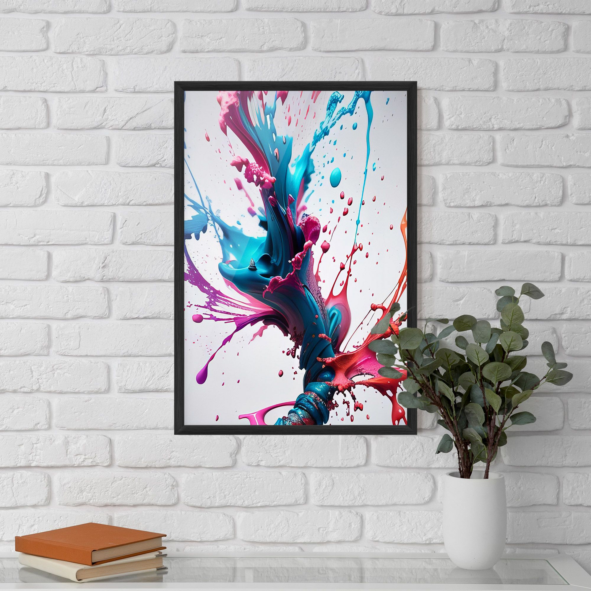 Blue Pink Splash mockup 5