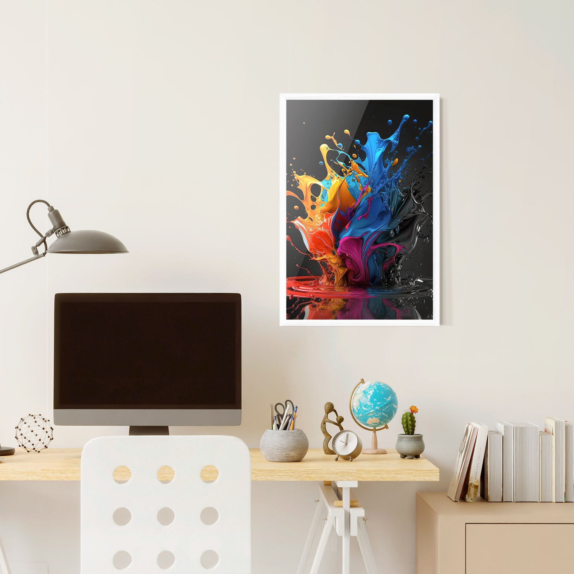 Black Blue Splash mockup 6