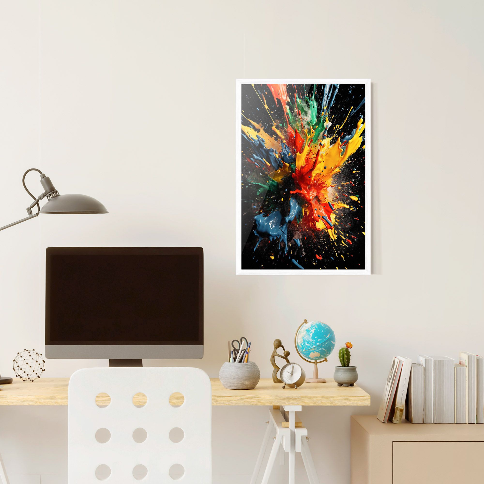 Floating Color Splash mockup 6