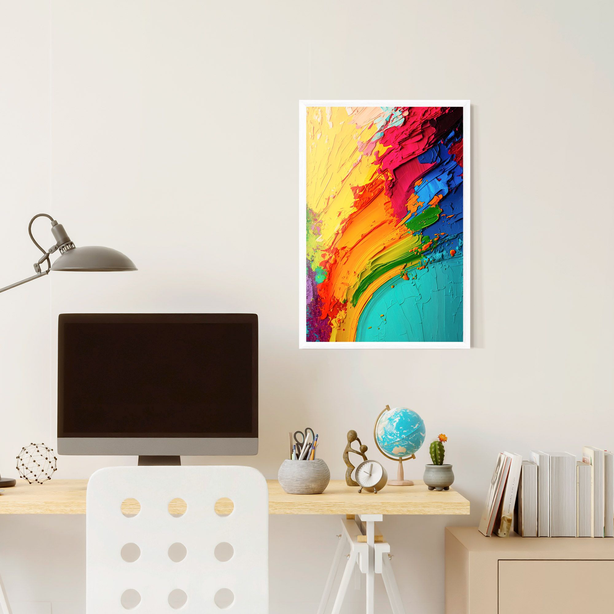 Multicolored Painting mockup 6