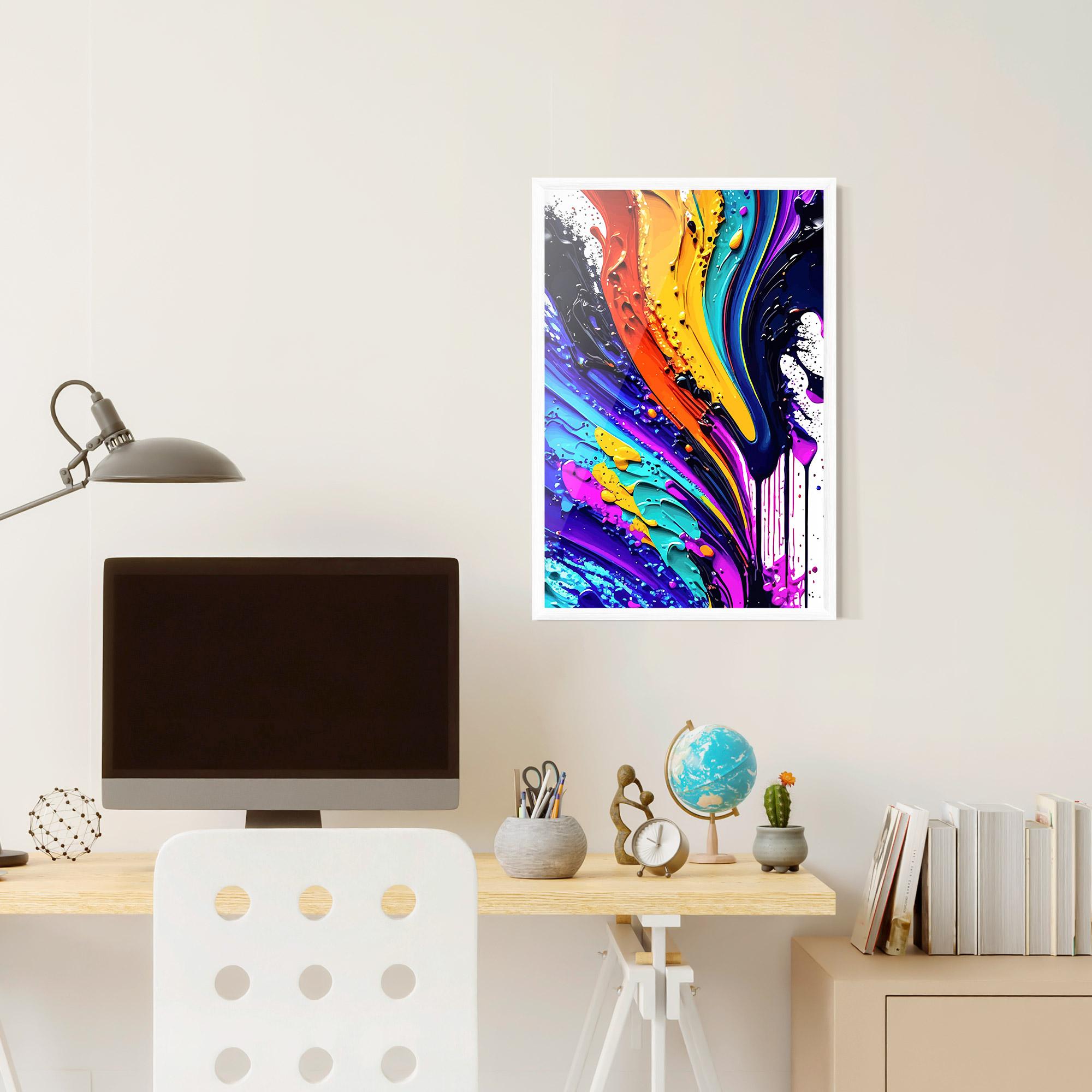 Gerahmte Poster Pretty Splash mockup 6