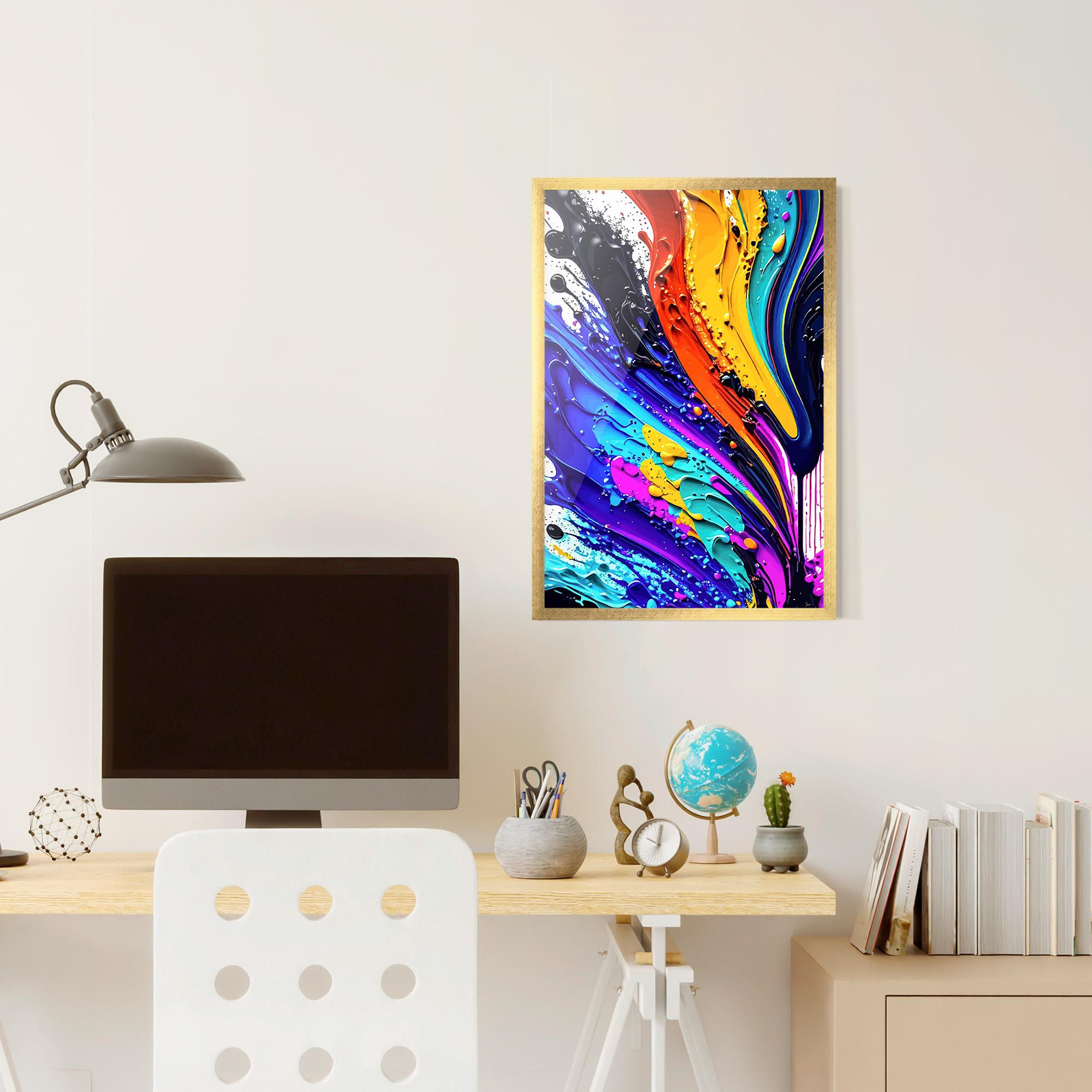 Gerahmte Poster Beautiful Splash mockup 6