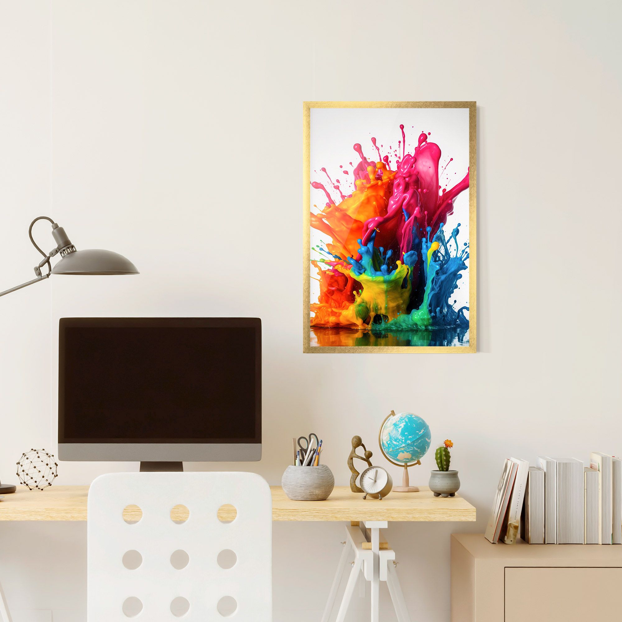 Colorful Explosion Paint mockup 6