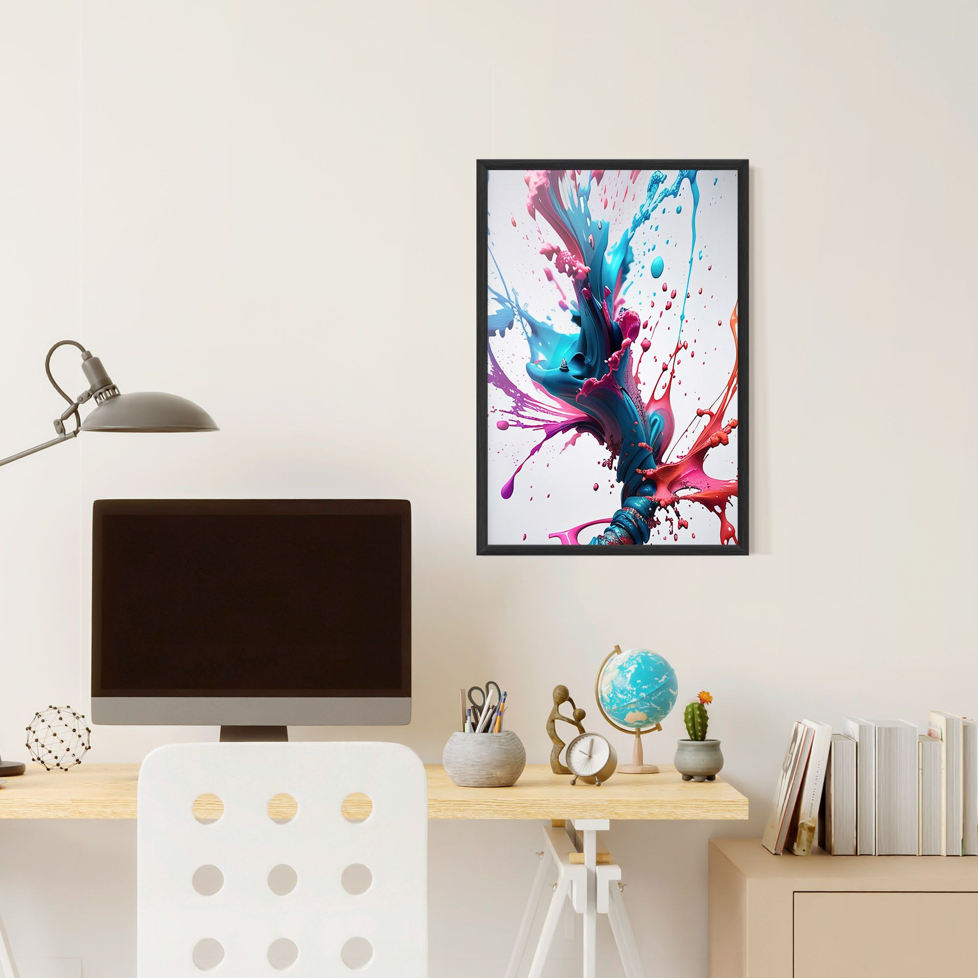 Blue Pink Splash mockup 6