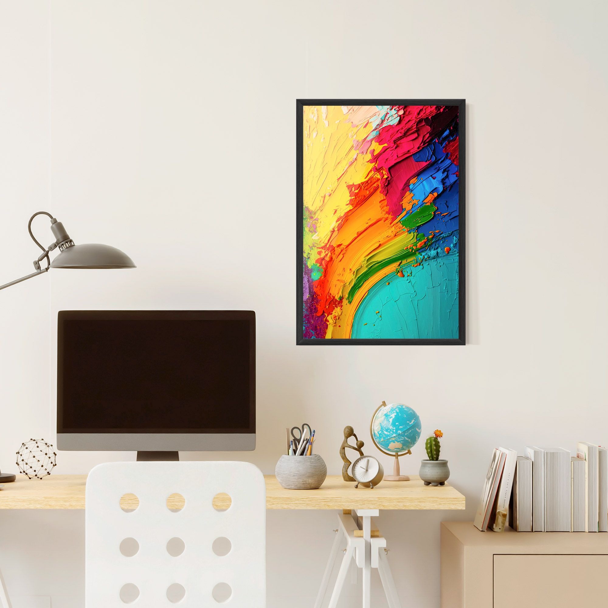 Multicolored Painting mockup 6