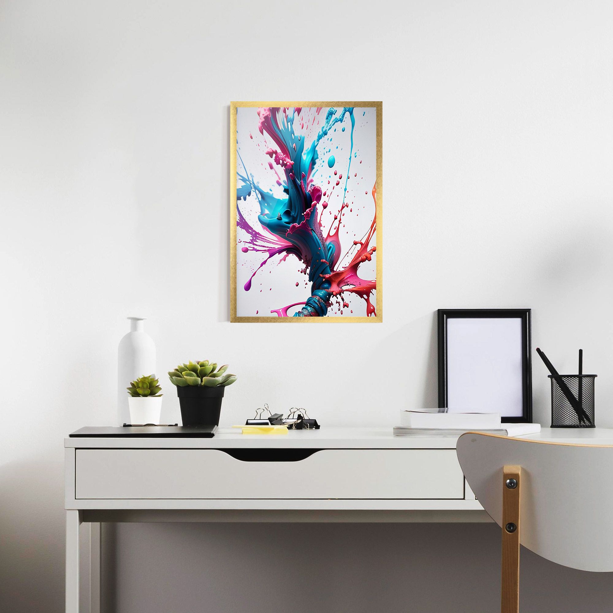 Blue Pink Splash mockup 7