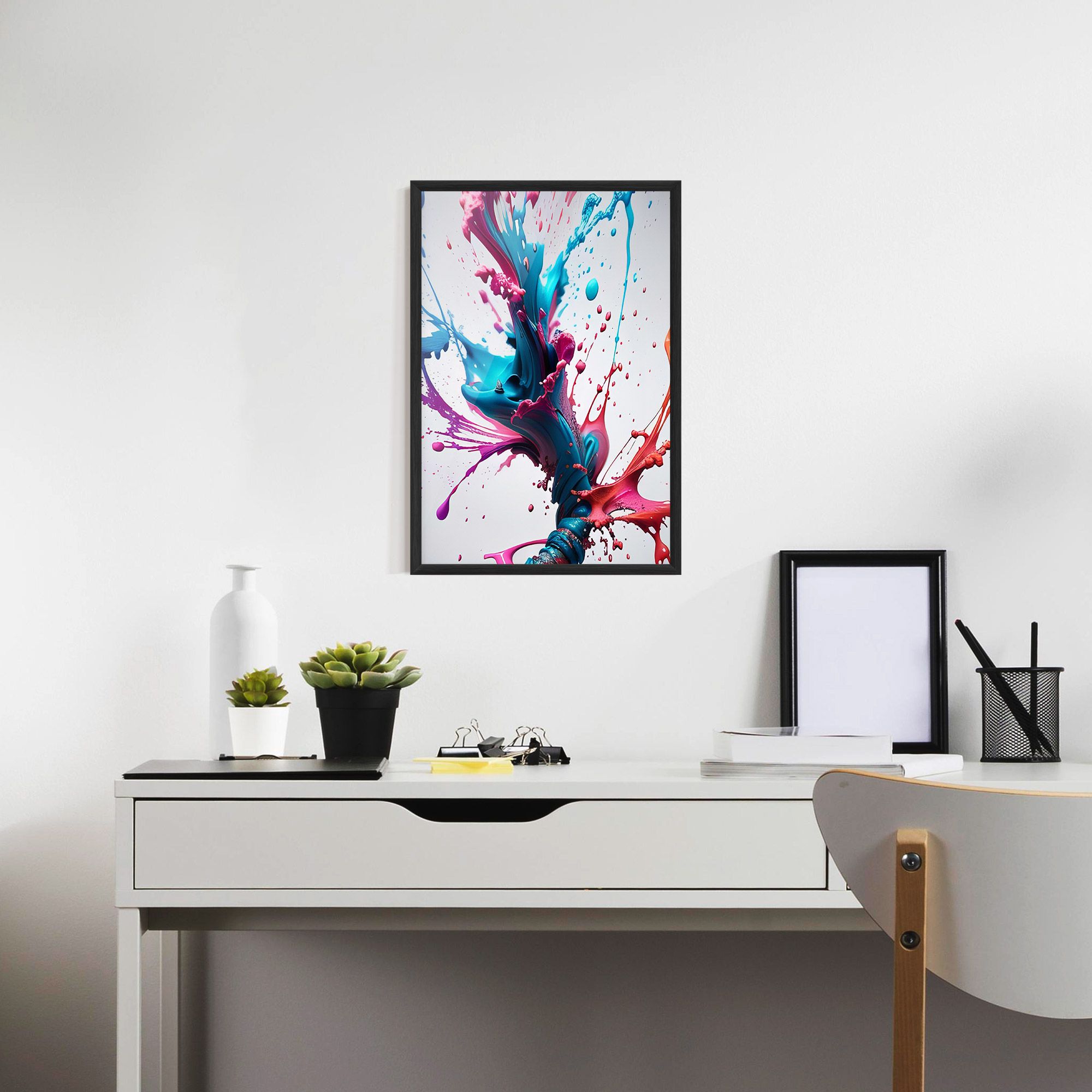 Blue Pink Splash mockup 7