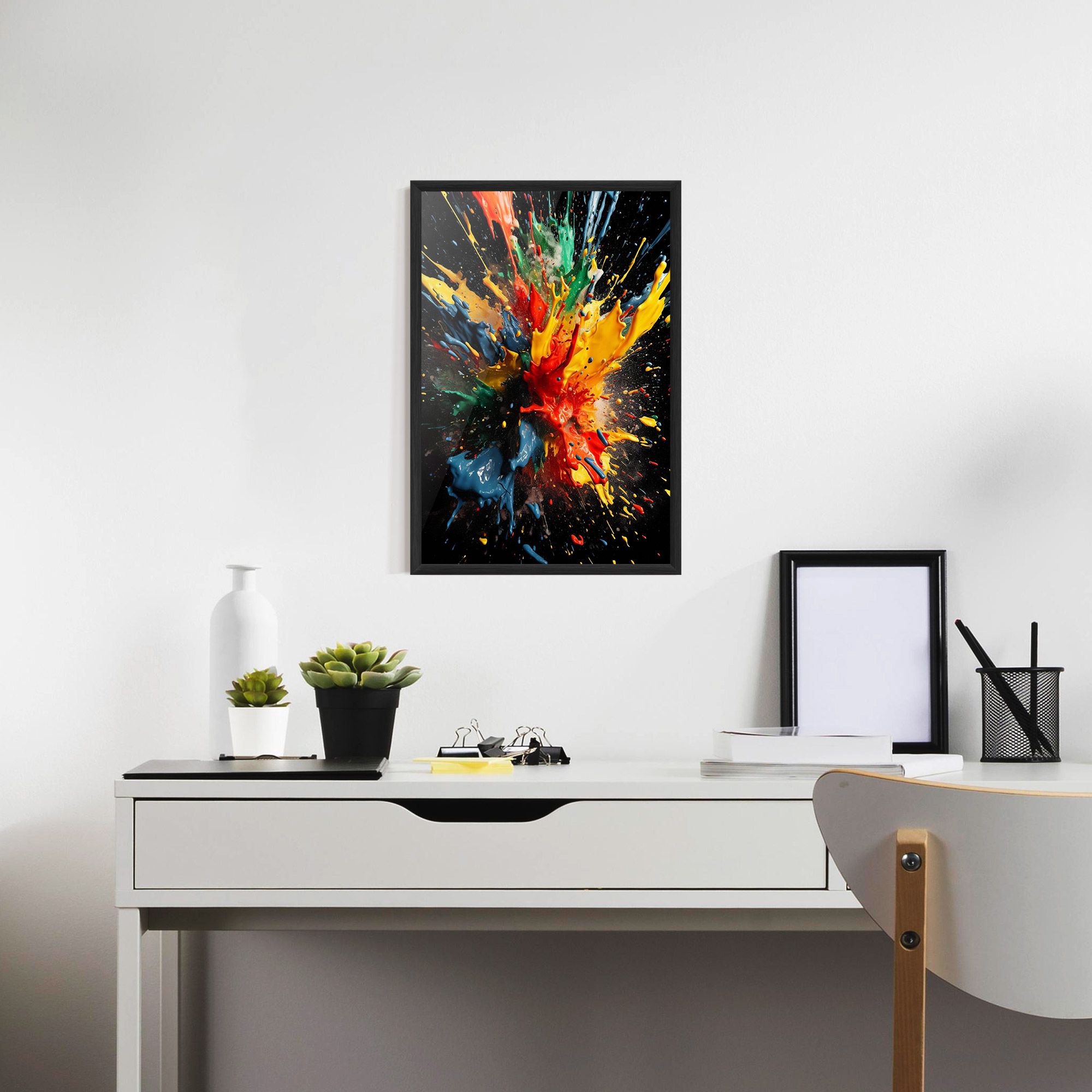 Floating Color Splash mockup 7