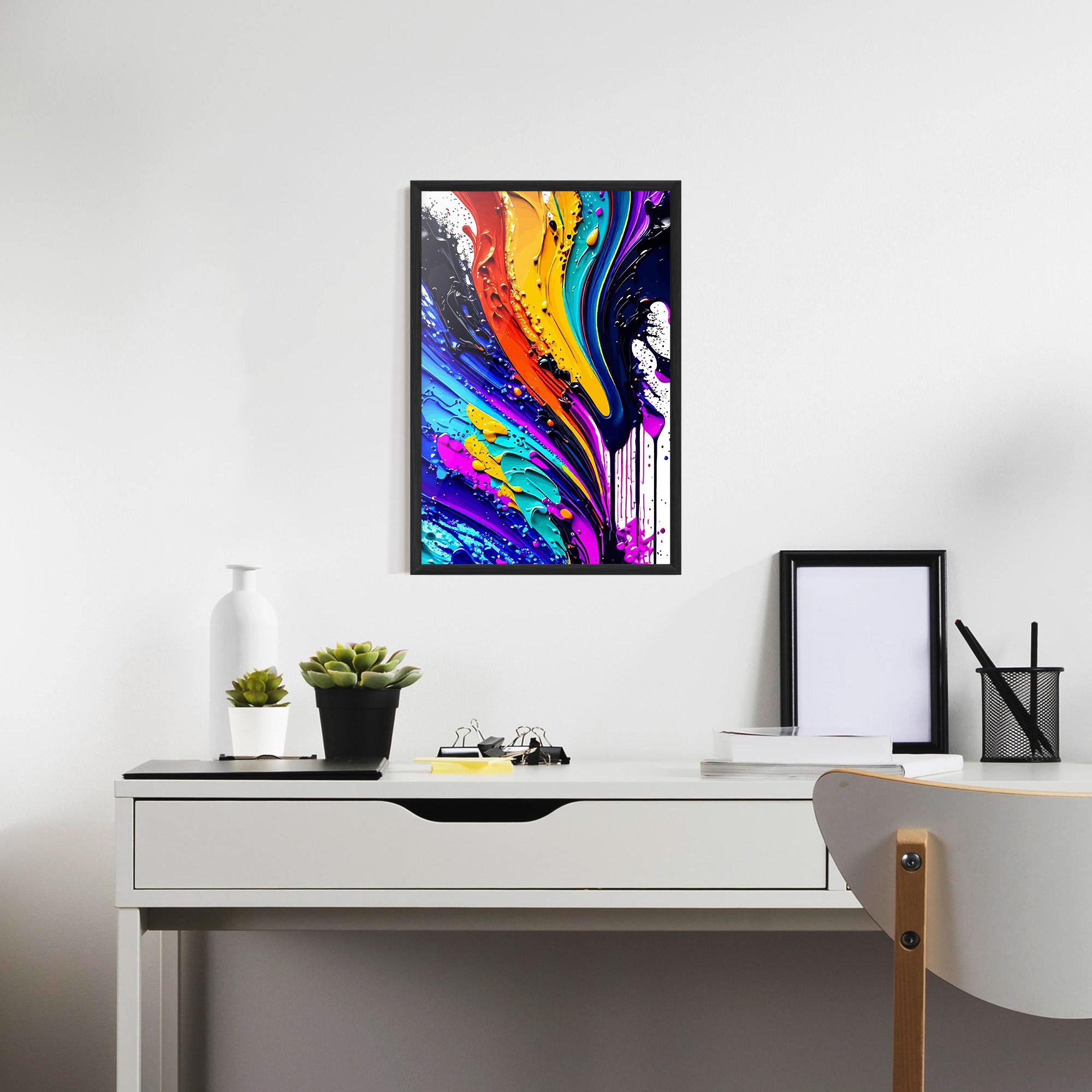 Gerahmte Poster Pretty Splash mockup 7