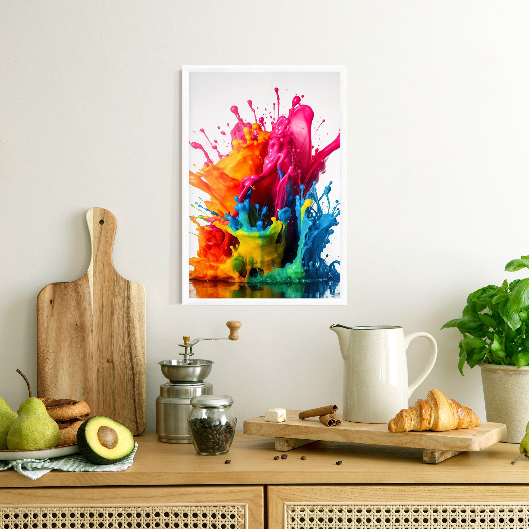 Colorful Explosion Paint mockup 8