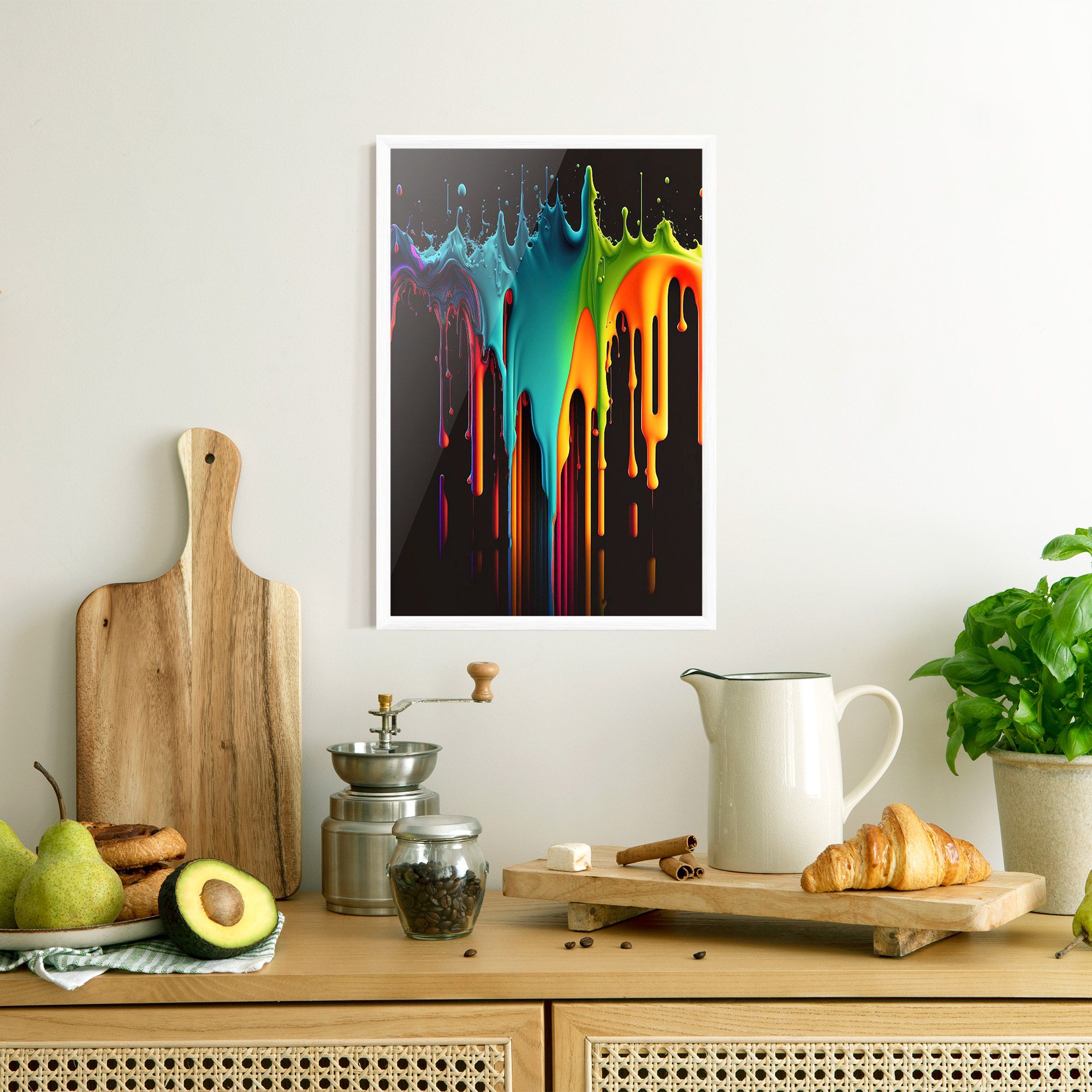 Rainbow Floating Colors mockup 8
