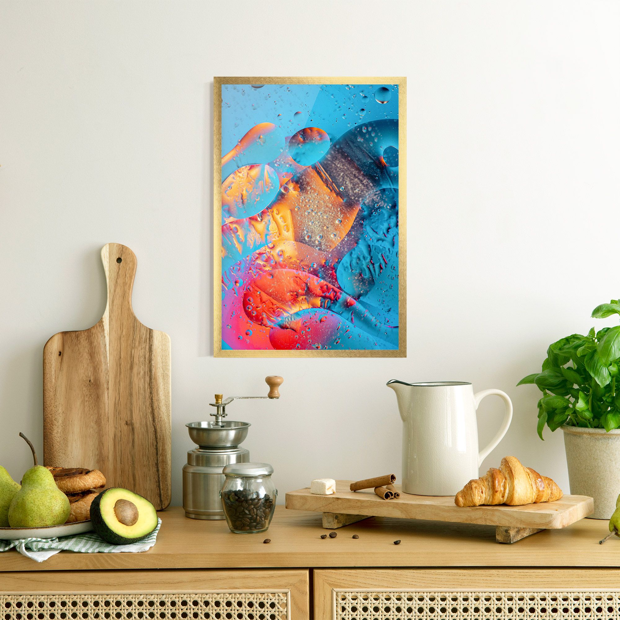 Blue Orange Drops mockup 8