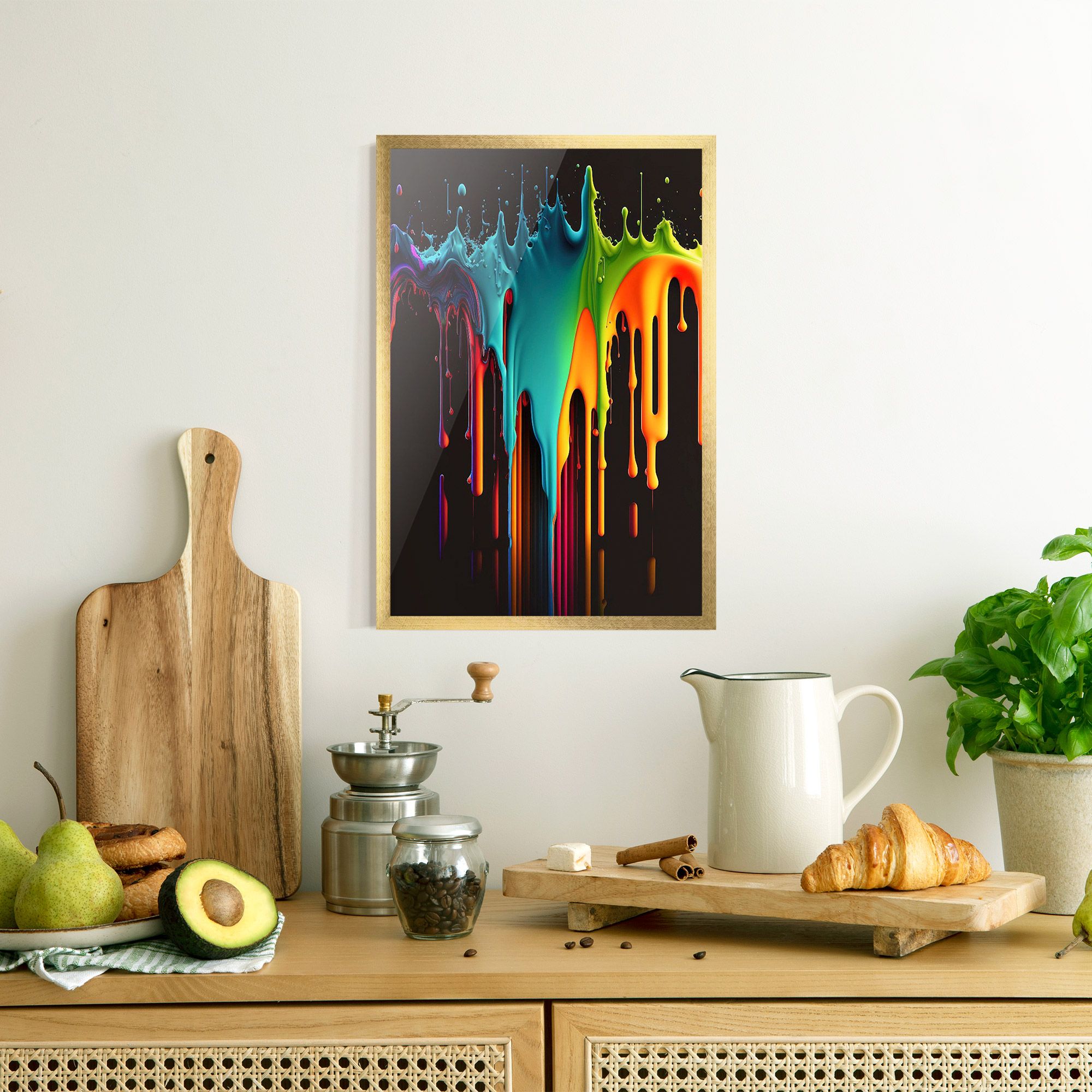 Rainbow Floating Colors mockup 8