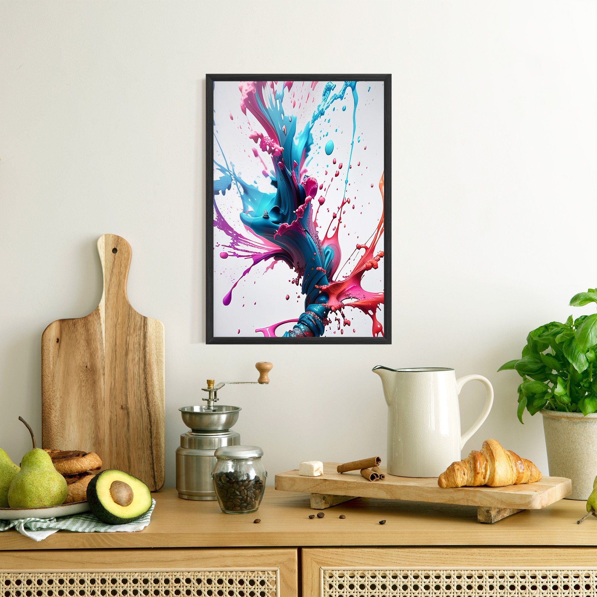 Blue Pink Splash mockup 8