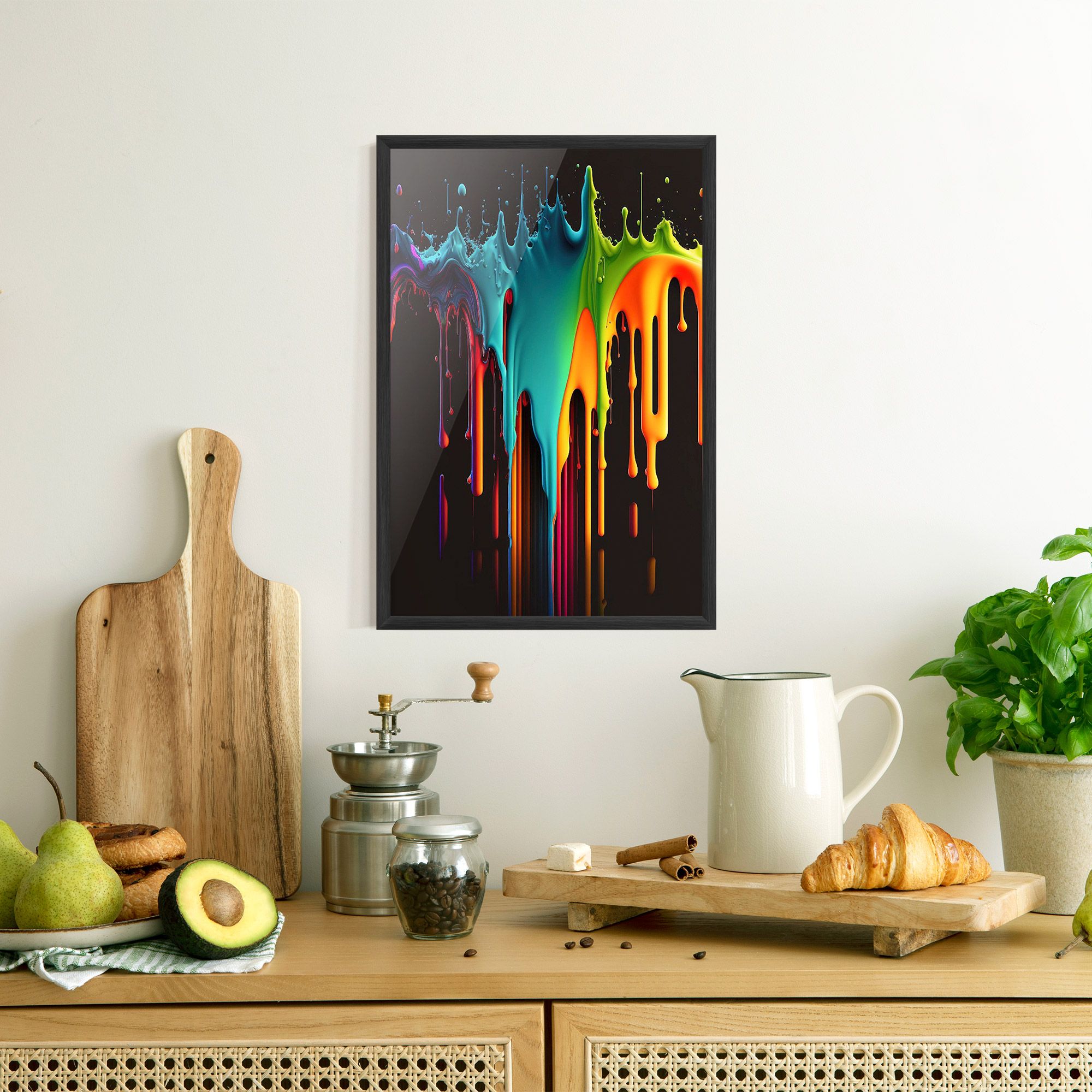 Rainbow Floating Colors mockup 8