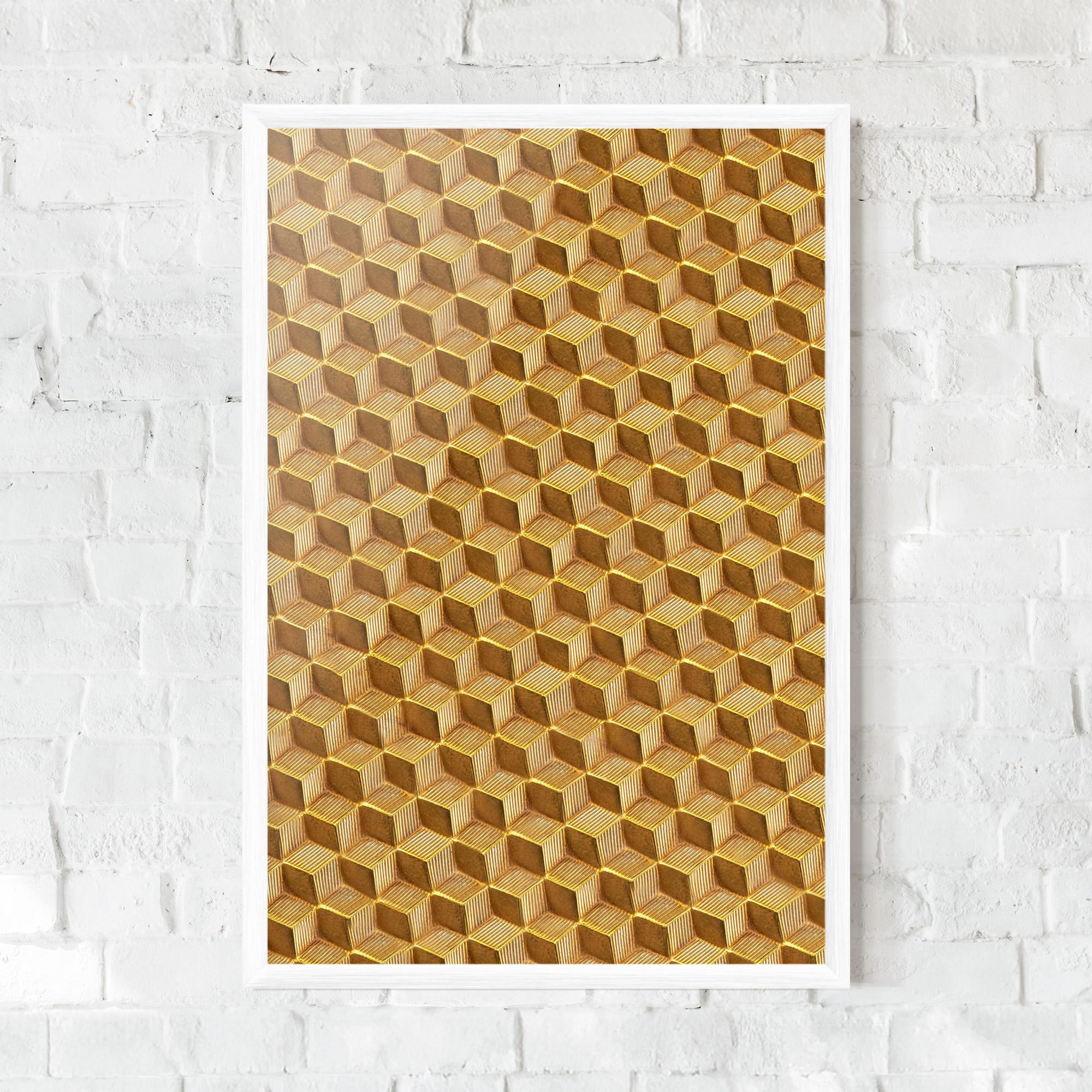 Gerahmte Poster Small Yellow Square mockup 0