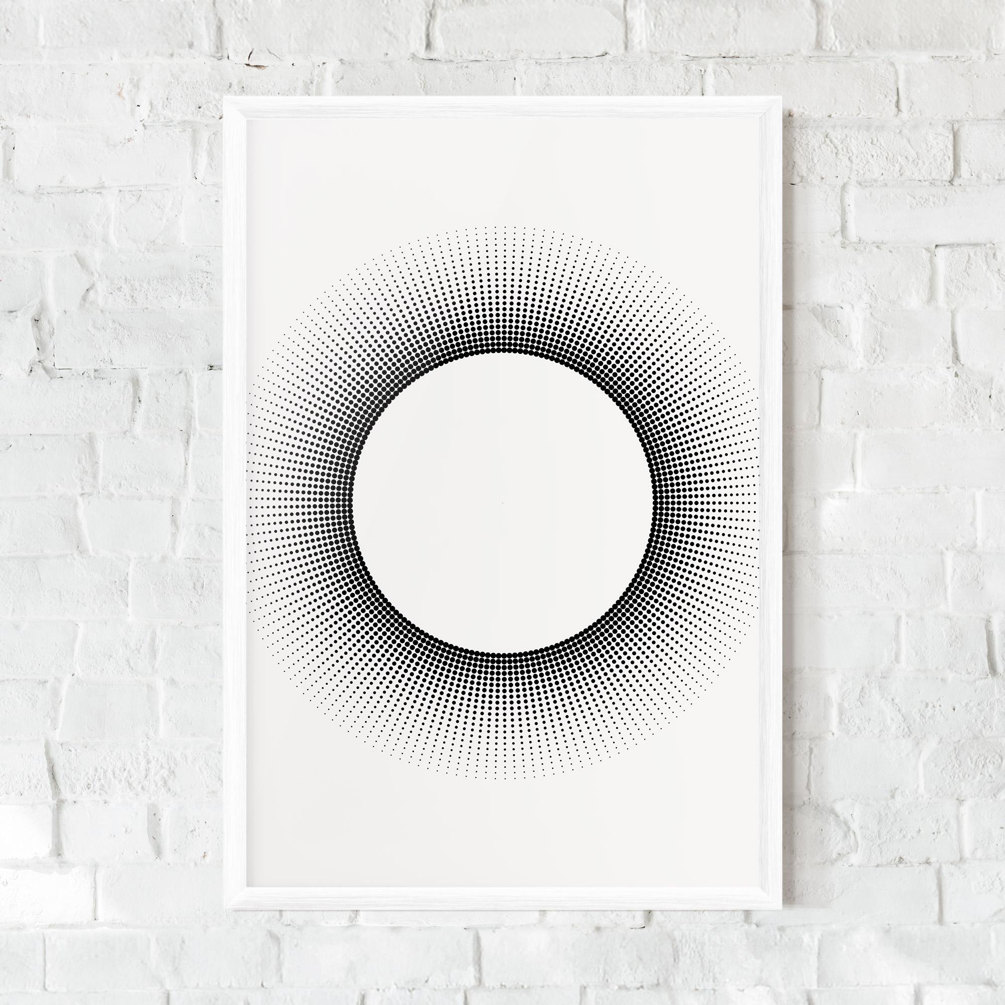 Gerahmte Poster White Center mockup 0