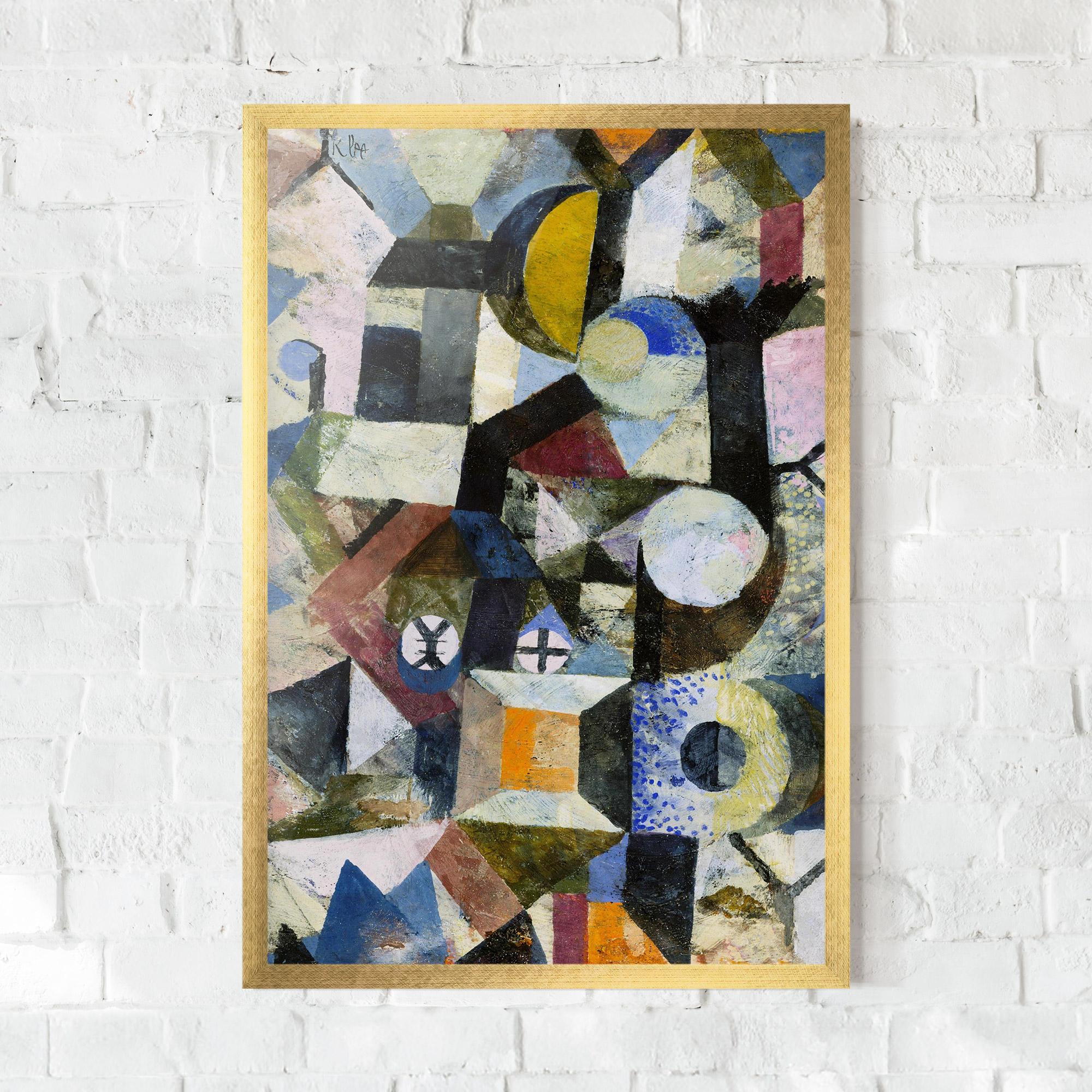 Gerahmte Poster Abstract Geometric mockup 0