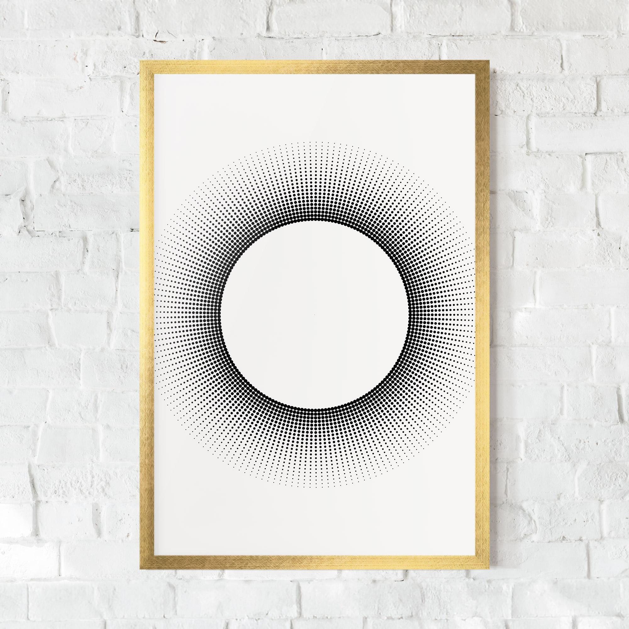 Gerahmte Poster White Center mockup 0