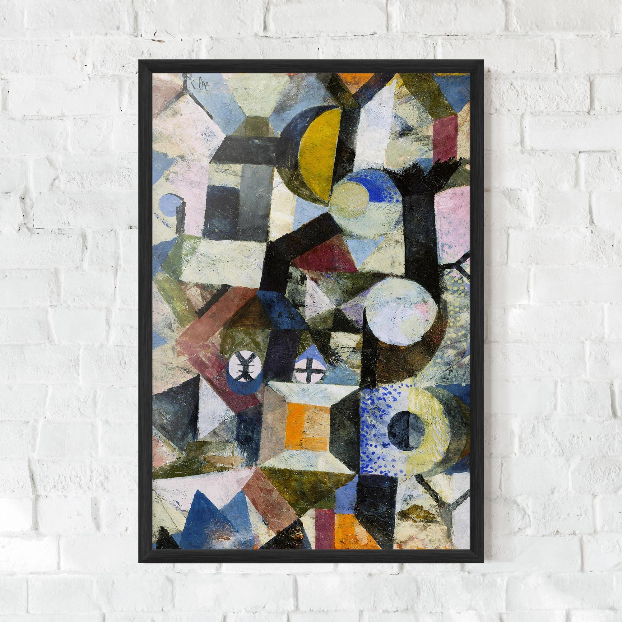 Gerahmte Poster Abstract Geometric mockup 0