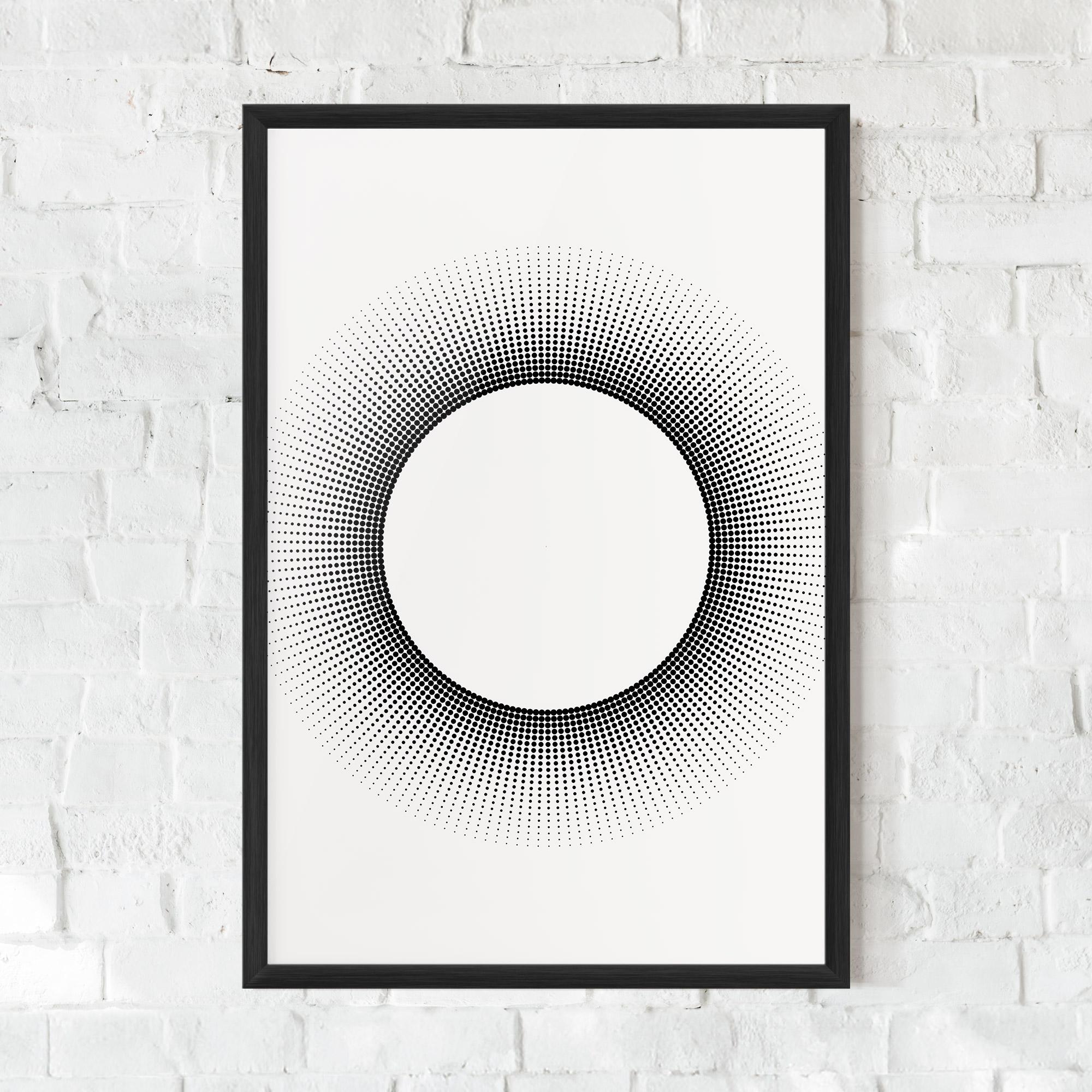 Gerahmte Poster White Center mockup 0