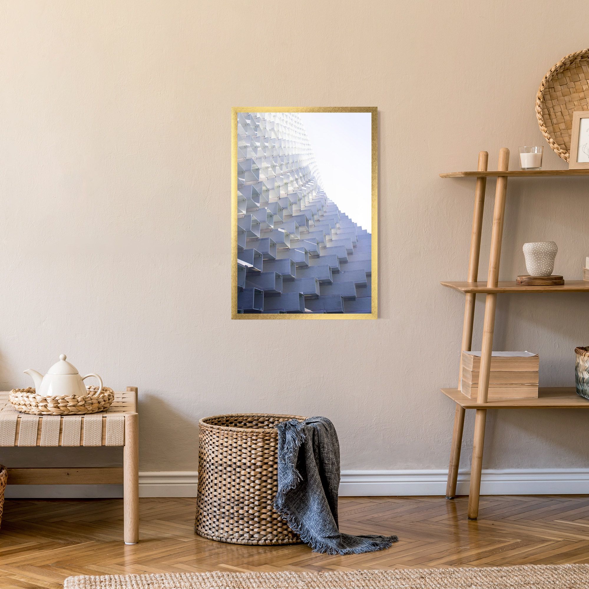 3d White Square mockup 9