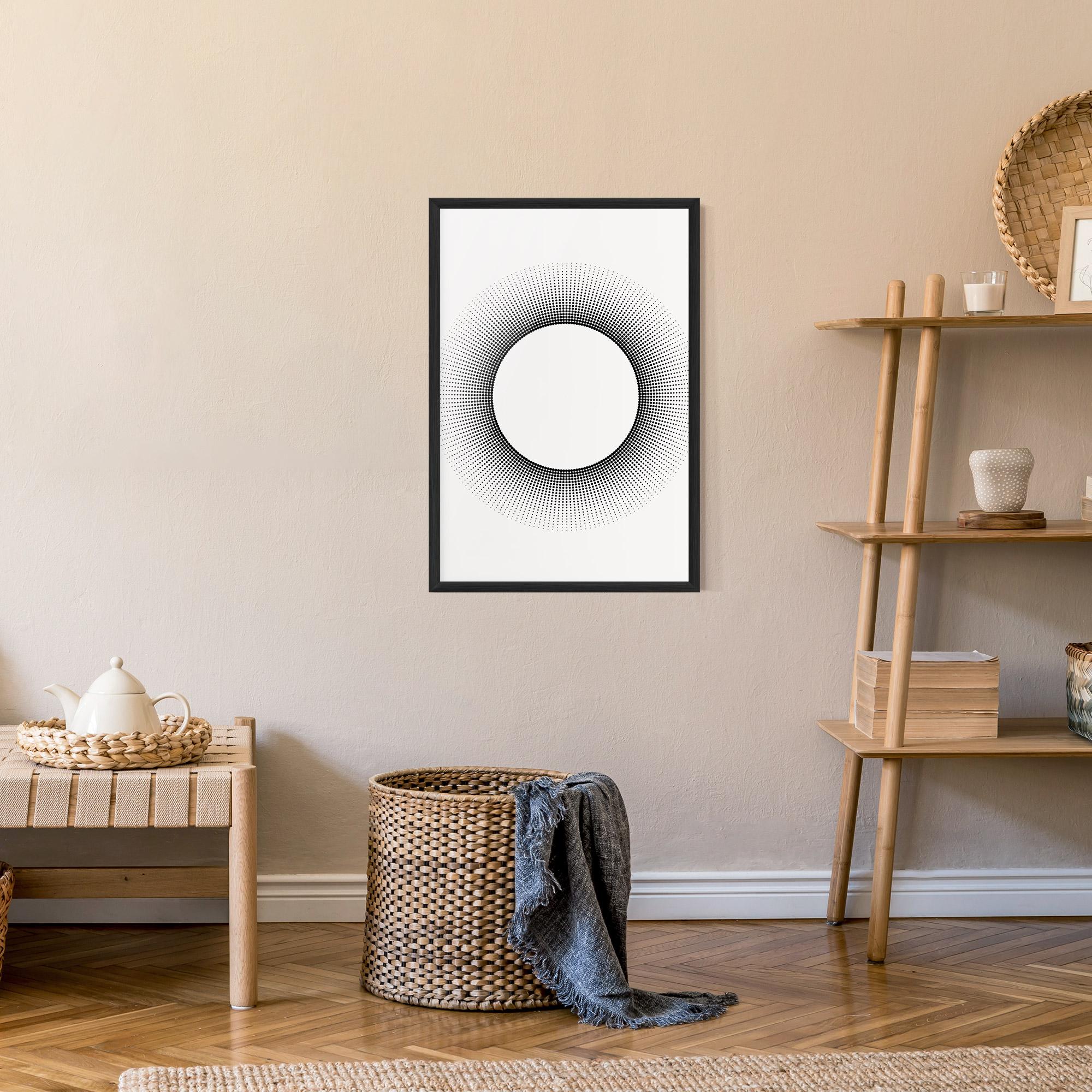 Gerahmte Poster White Center mockup 9