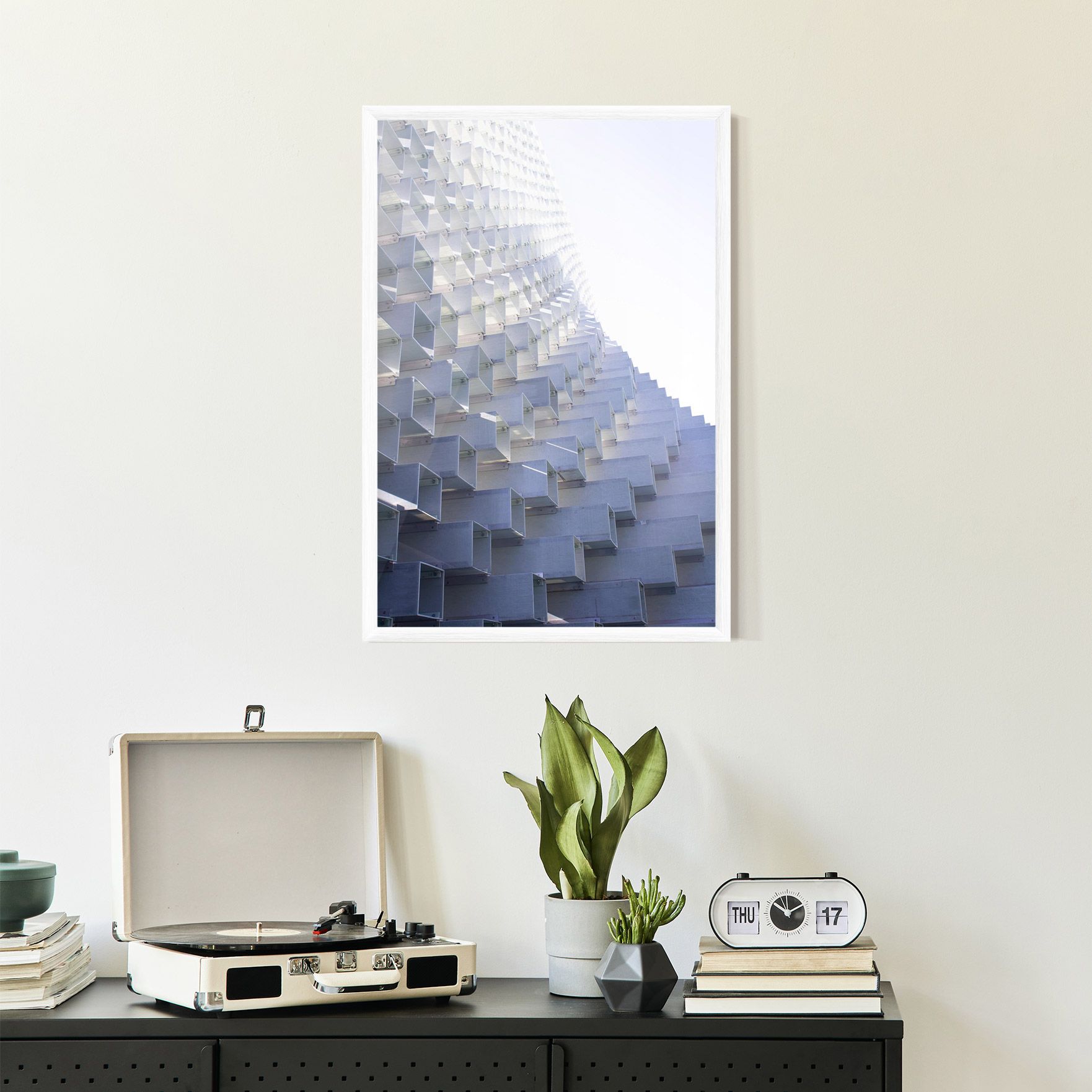 3d White Square mockup 2